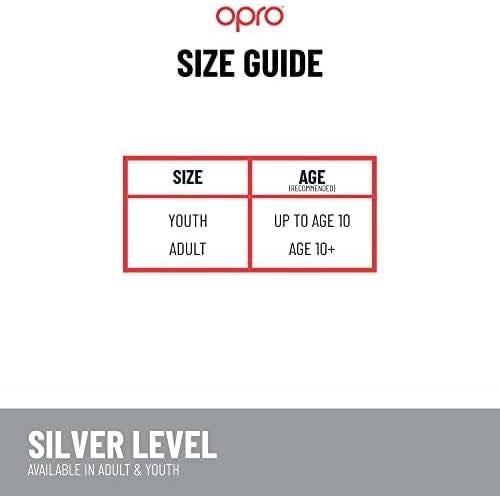 Protector Bucal OPRO UFC Silver Level Moldeable Adulto Negro/Rojo