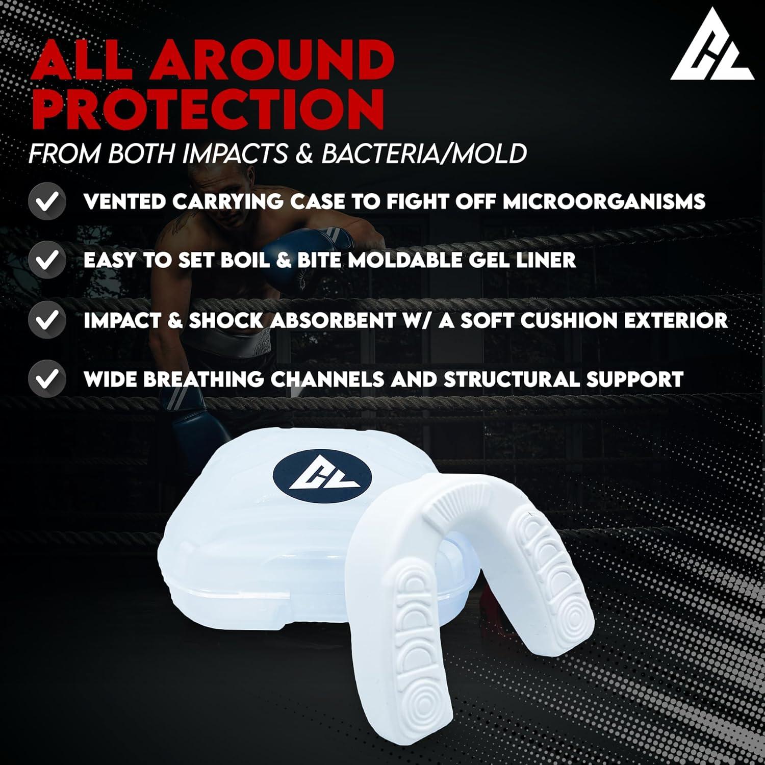 Protector Bucal Moldable Combat Labs WBMG-01 para Deportes