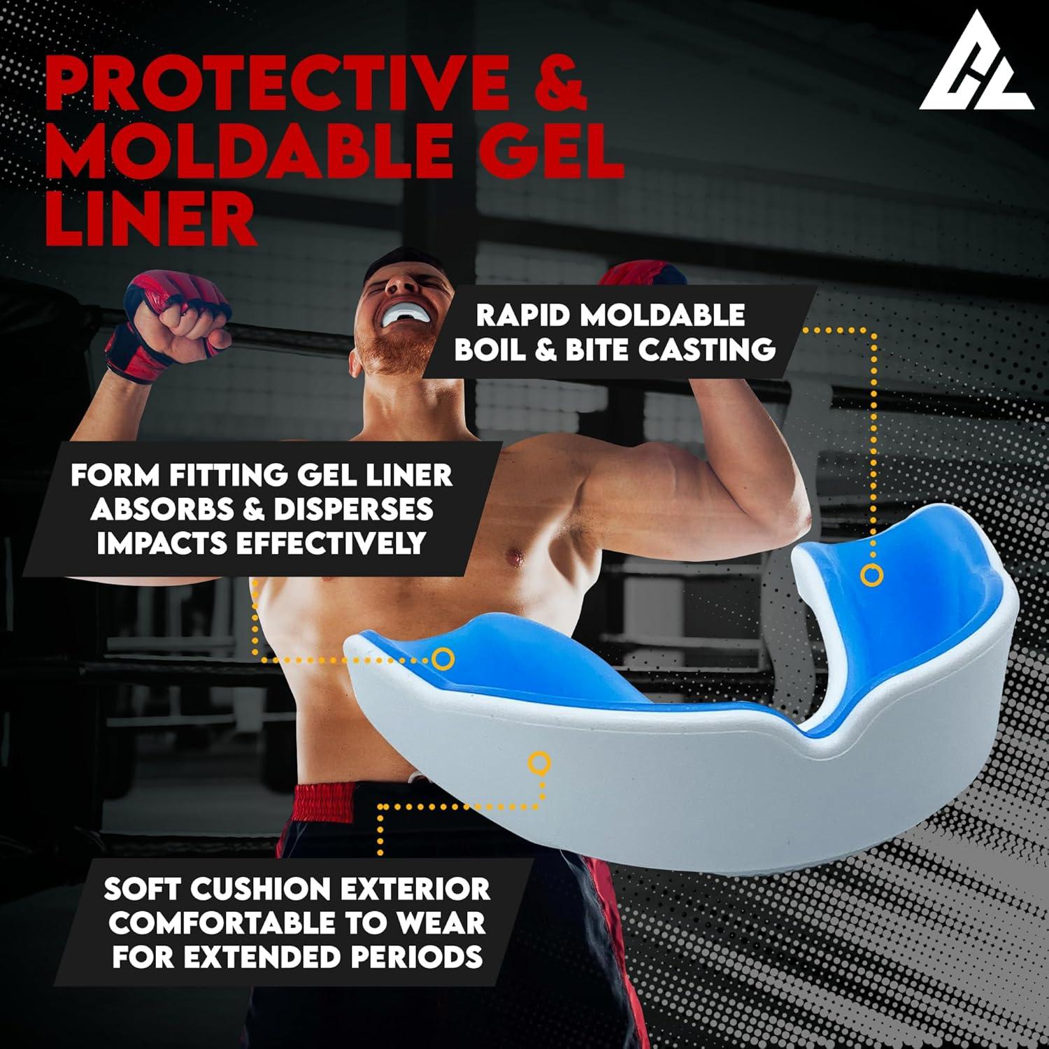 Protector Bucal Moldable Combat Labs WBMG-01 para Deportes