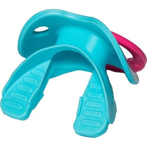 Protector Bucal Battle Sports Binky Oxygen Fútbol - Azul Bebé