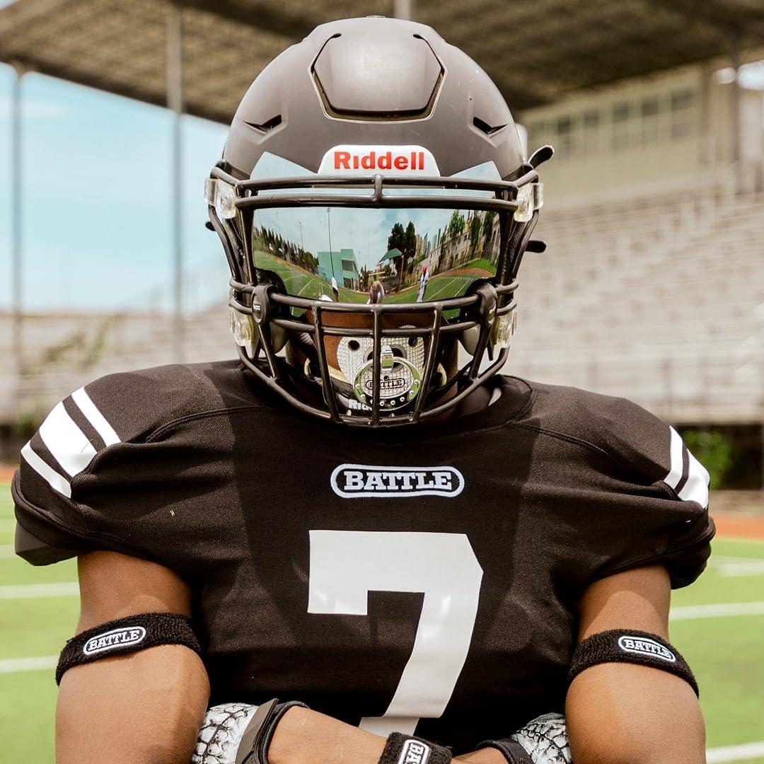 Protector Bucal Battle Sports Binky Oxygen Fútbol - Azul Bebé