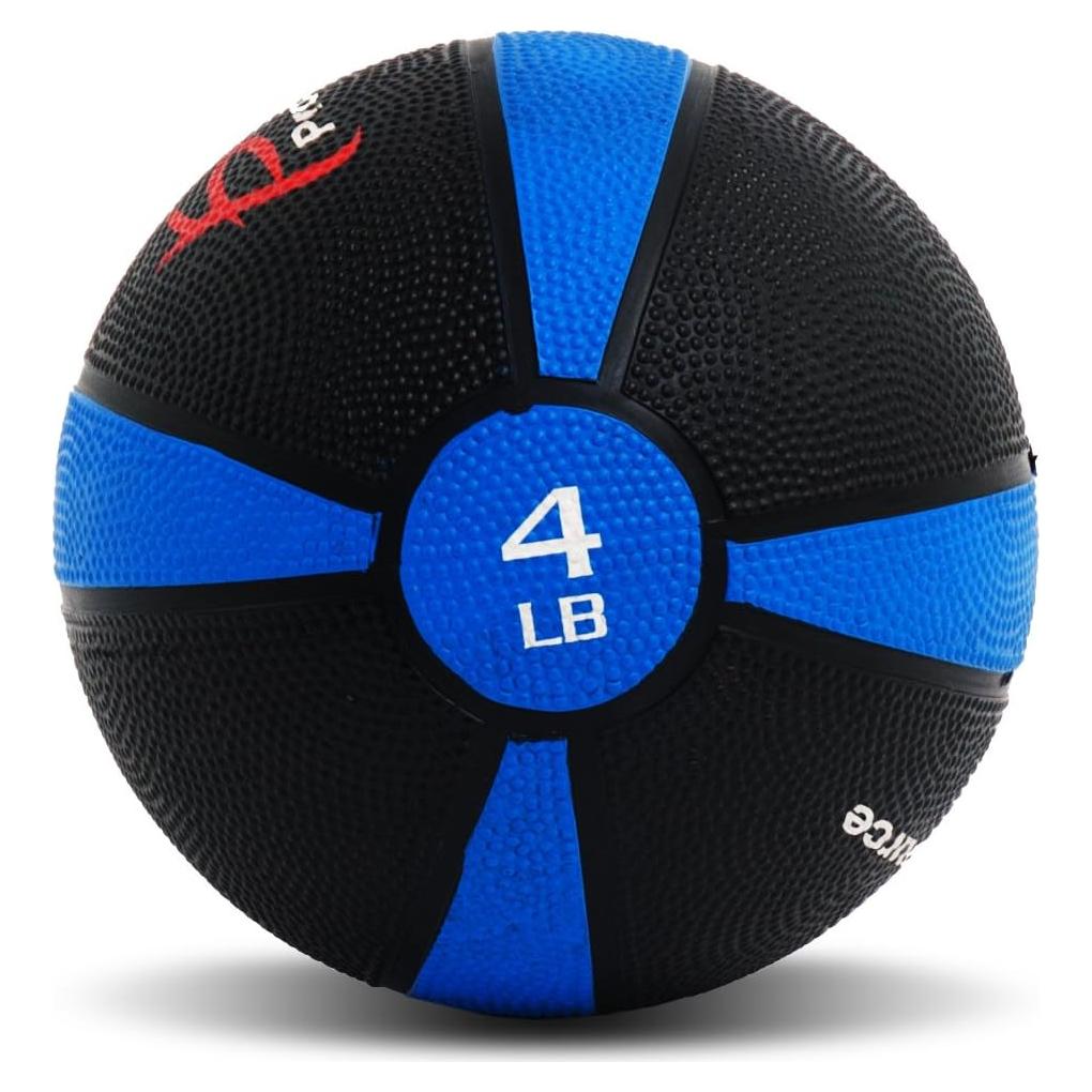 Balón Medicinal ProsourceFit 1.81 kg Azul/Negro para Fitness