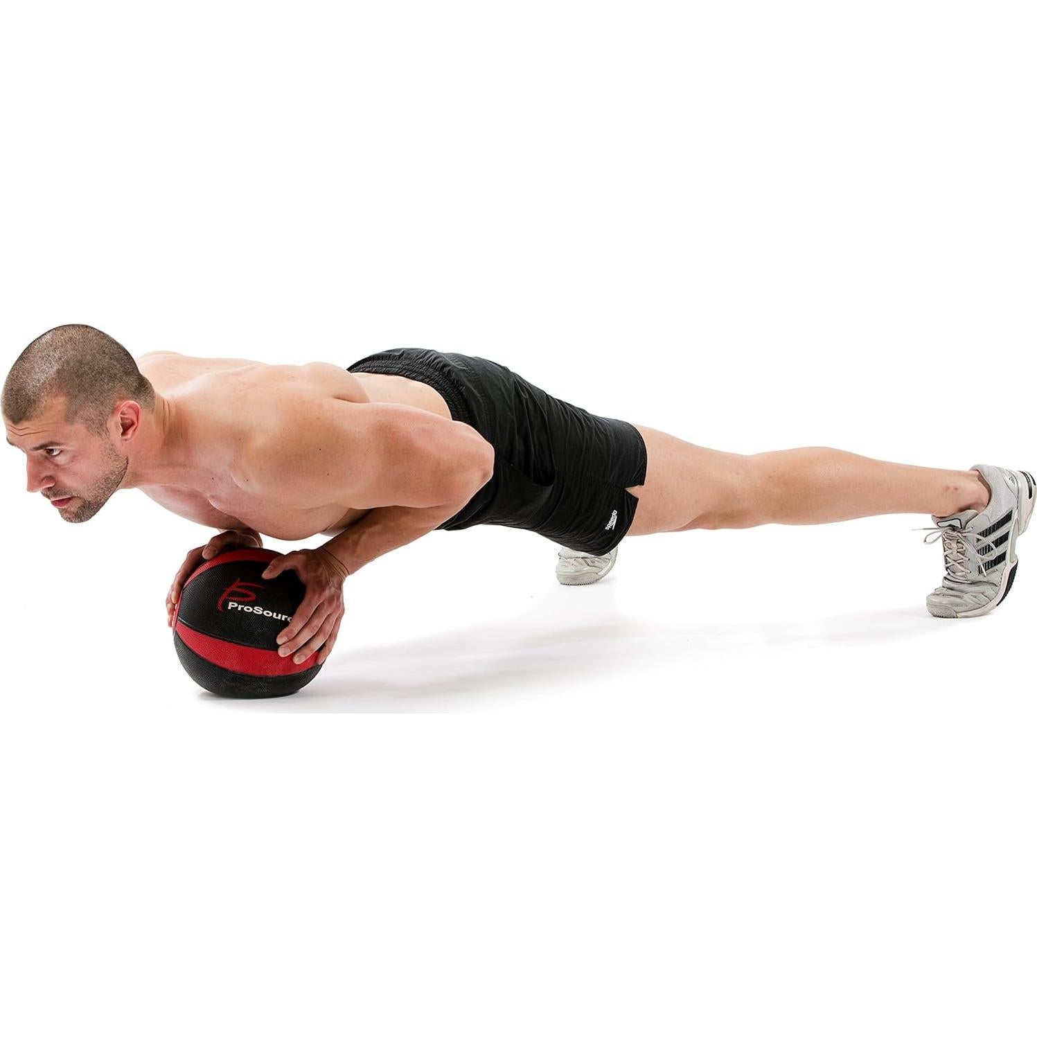 Balón Medicinal ProsourceFit 1.81 kg Azul/Negro para Fitness