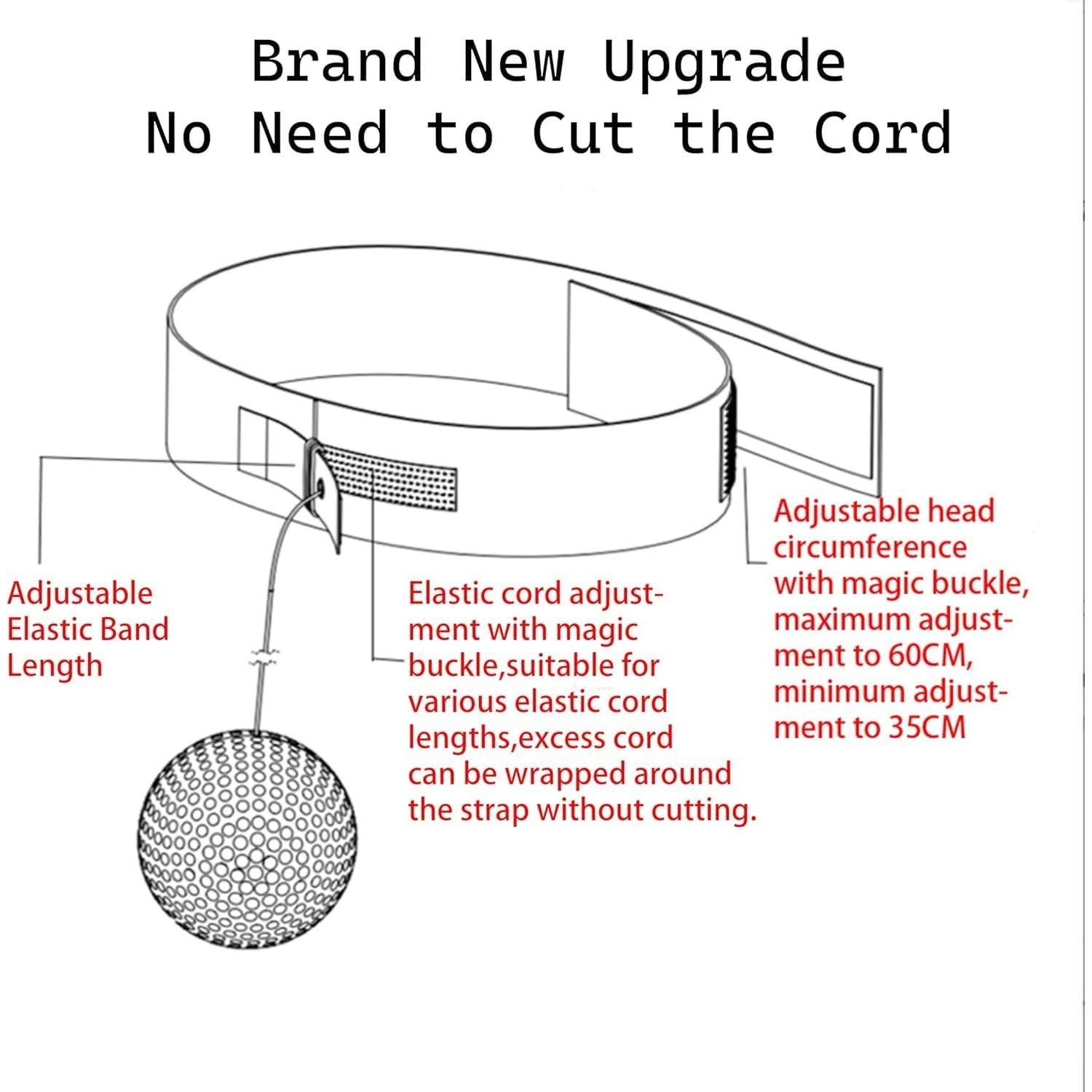 Bola de Reflexión Boxeo QINCLEARSA con Cinta Ajustable