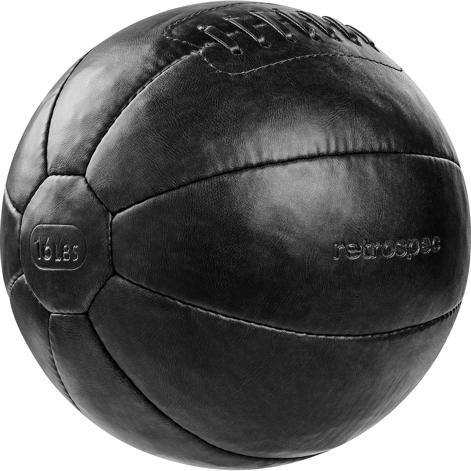 Bola de Medicina Retrospec 7.26 kg, Cuero Vegano, Antideslizante
