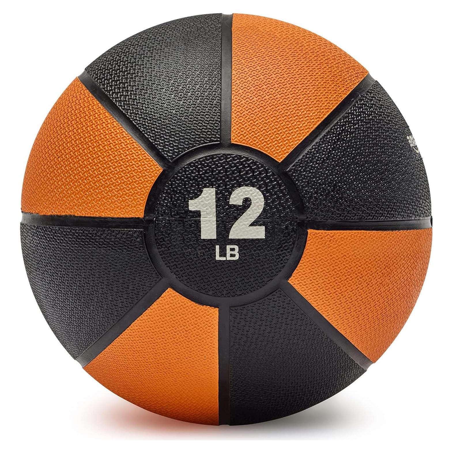 Bola de Medicina 5.44 kg Amazon Basics Naranja