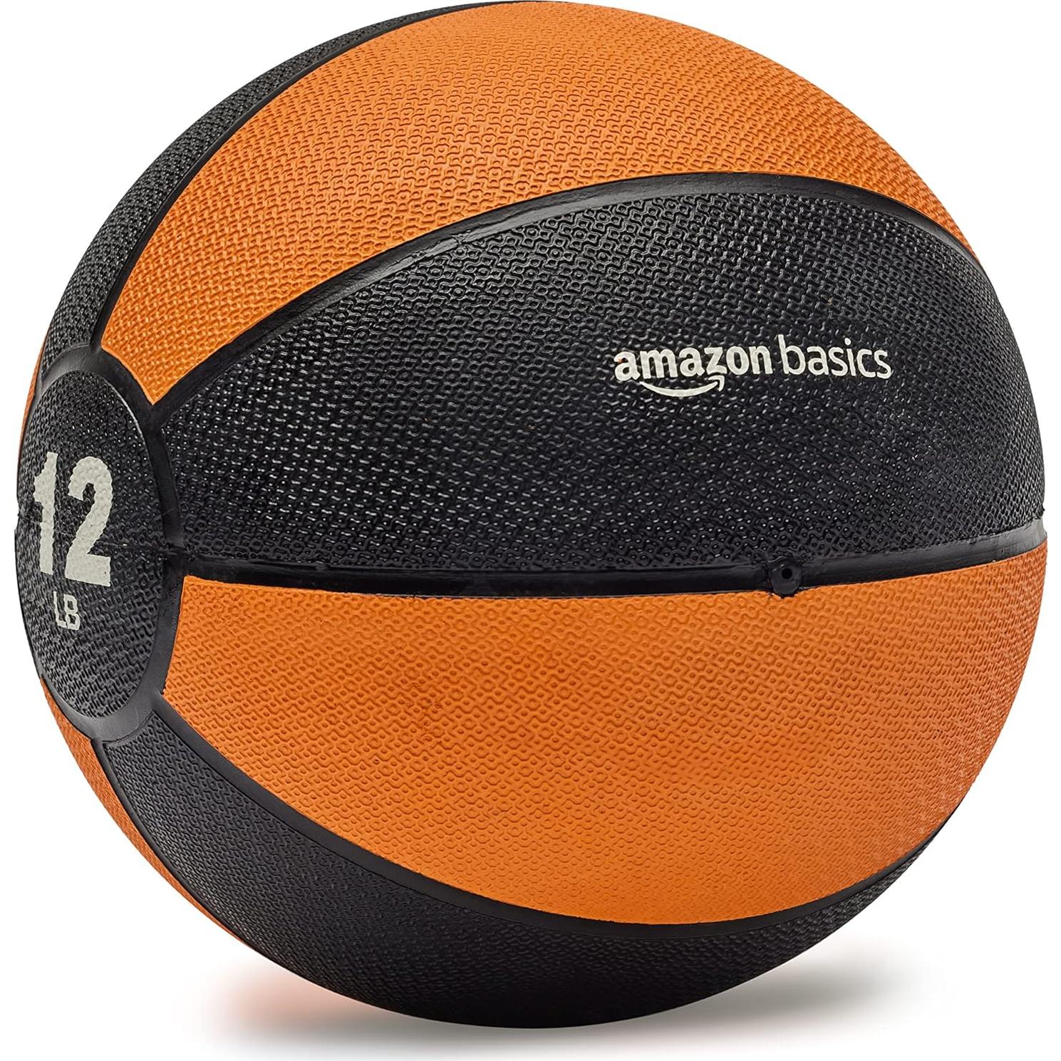 Bola de Medicina 5.44 kg Amazon Basics Naranja