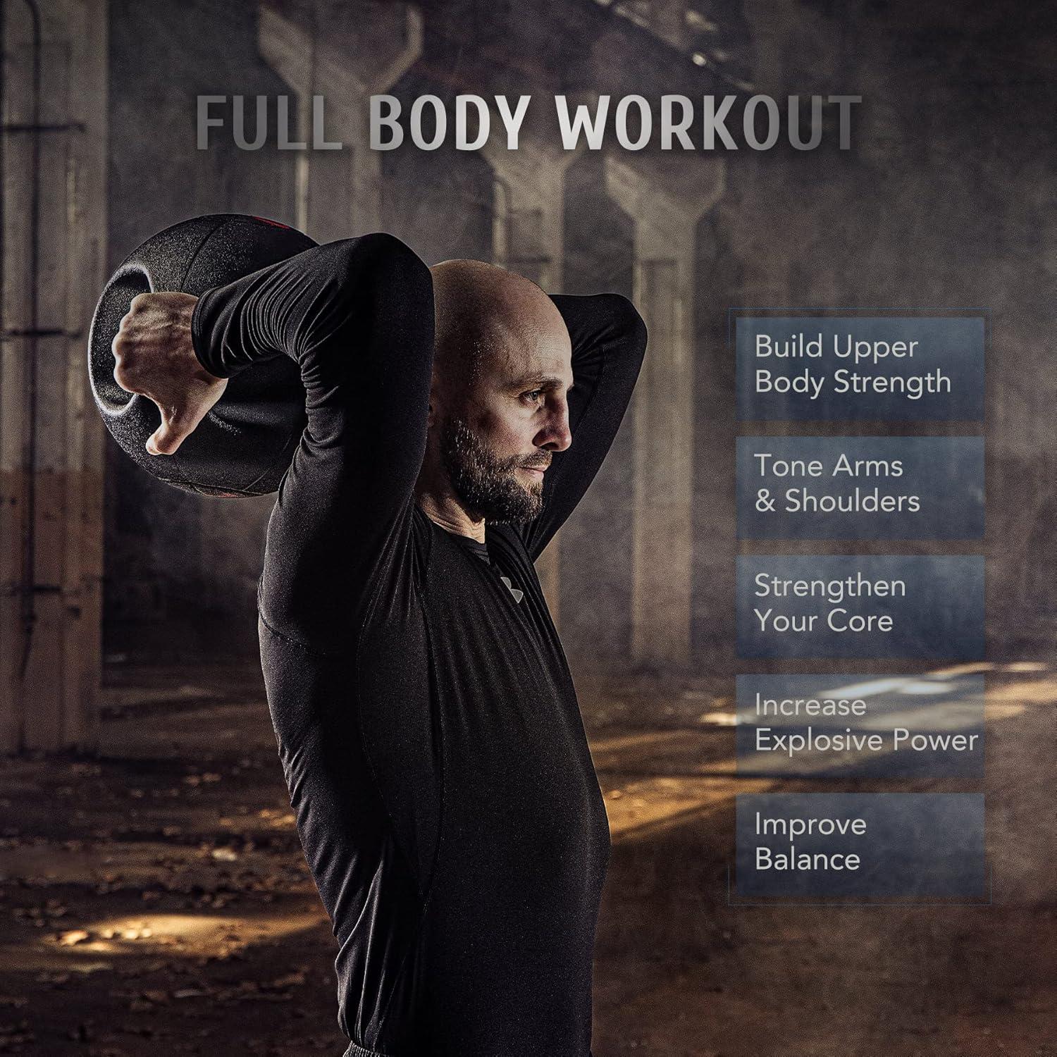 Bola de Medicina ZELUS 20 kg con Doble Agarre Texturizado