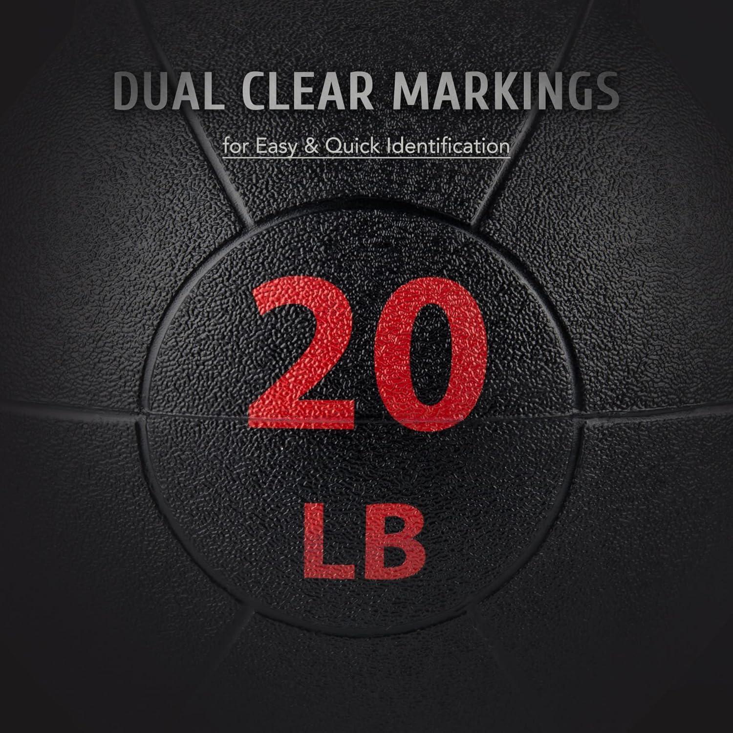 Bola de Medicina ZELUS 20 kg con Doble Agarre Texturizado