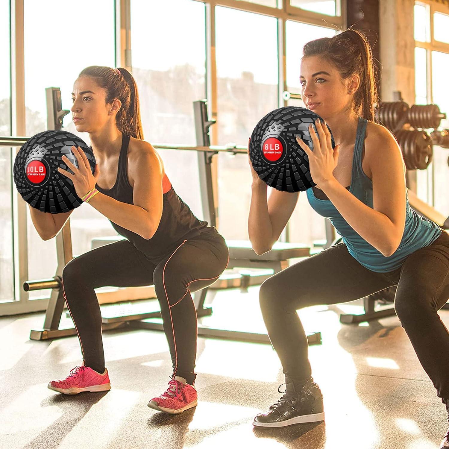 Bola de Medicina 4.5 kg STRPRETTY BASIC Negro Dinámico