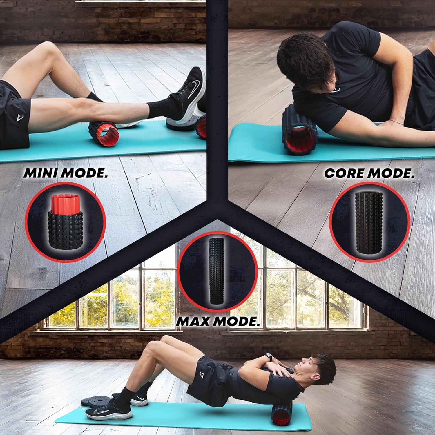 Rodillo de Espuma Largo 5-en-1 Elvire 58.42 cm para Terapia