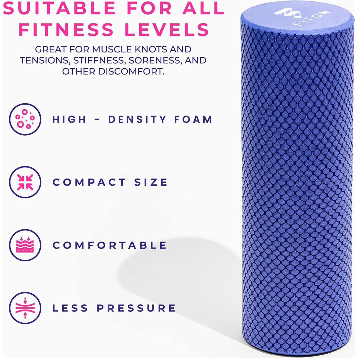 Rodillo de Espuma FitOn 30.48 cm - Masaje Muscular y Recuperación