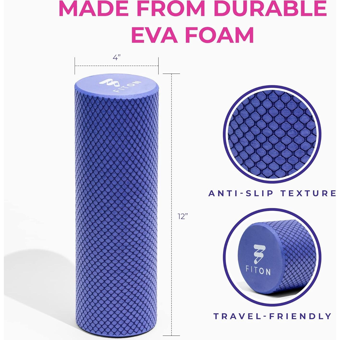 Rodillo de Espuma FitOn 30.48 cm - Masaje Muscular y Recuperación