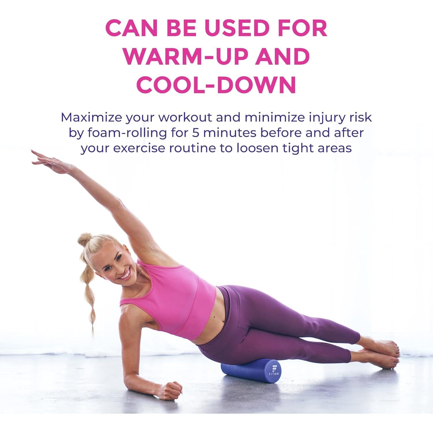 Rodillo de Espuma FitOn 30.48 cm - Masaje Muscular y Recuperación