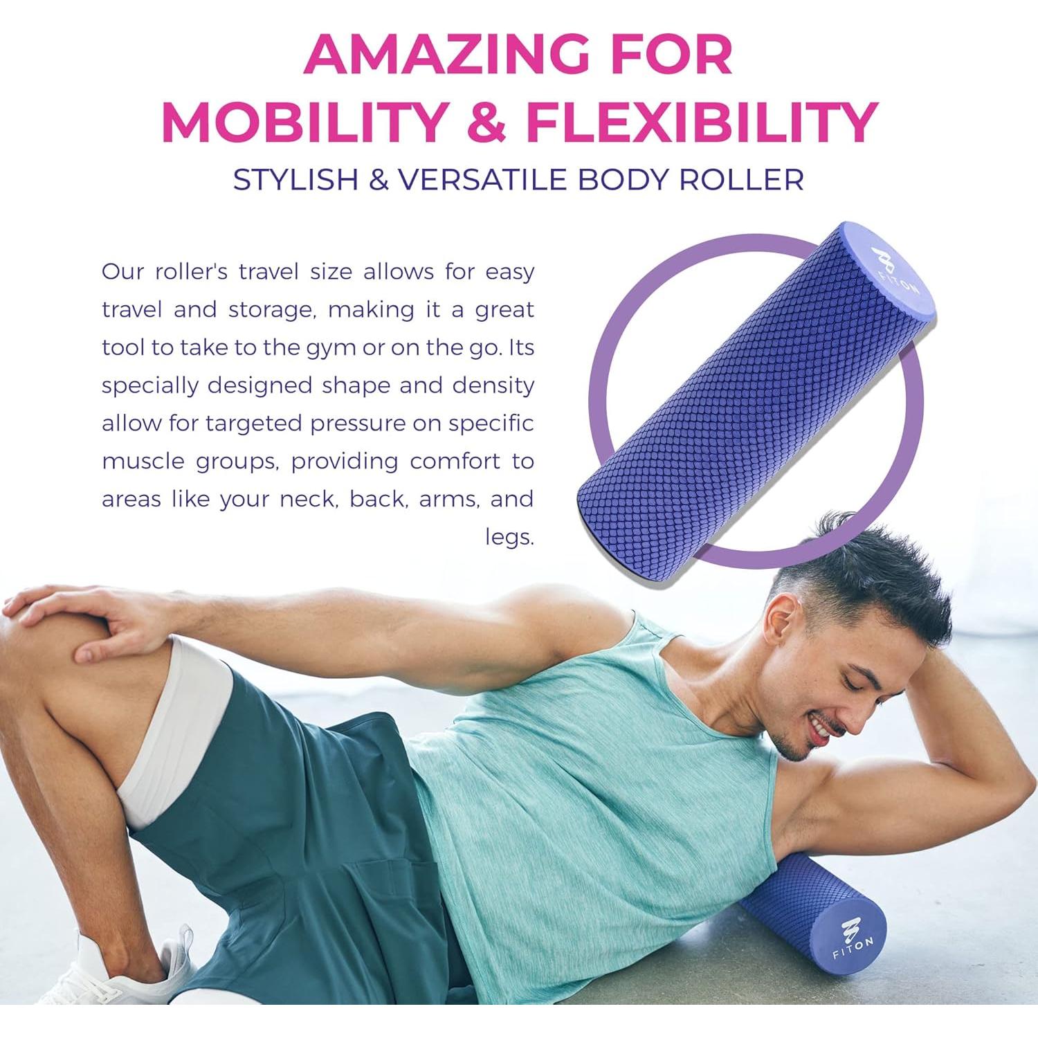 Rodillo de Espuma FitOn 30.48 cm - Masaje Muscular y Recuperación