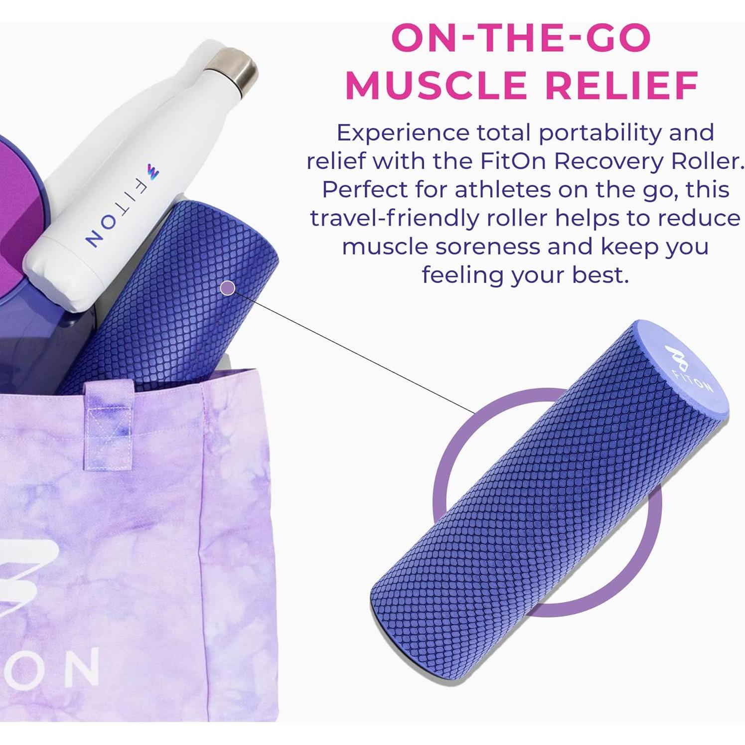 Rodillo de Espuma FitOn 30.48 cm - Masaje Muscular y Recuperación
