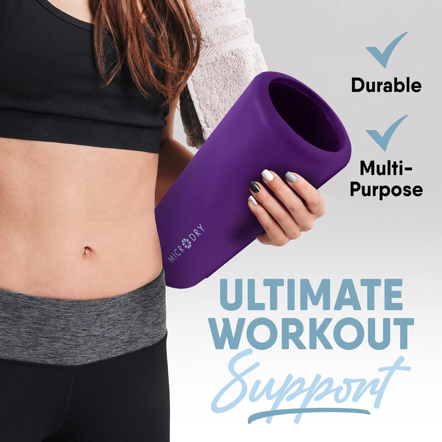 Rodillo de Espuma MICRODRY para Alivio Muscular 33x13.5cm Púrpura