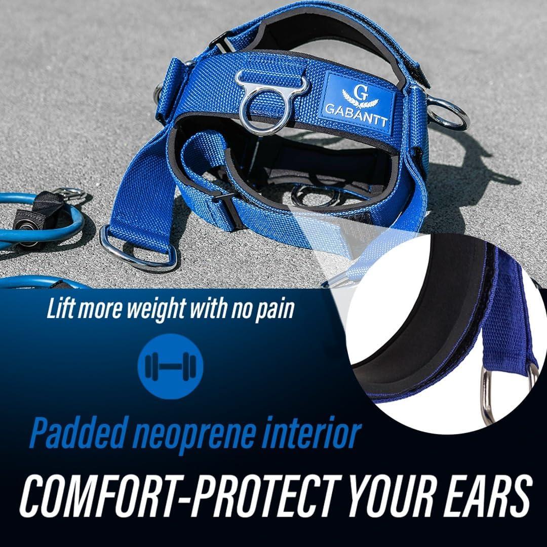 Ejercitador de Cuello G GABANTT Ajustable para Pesas 1.59 kg