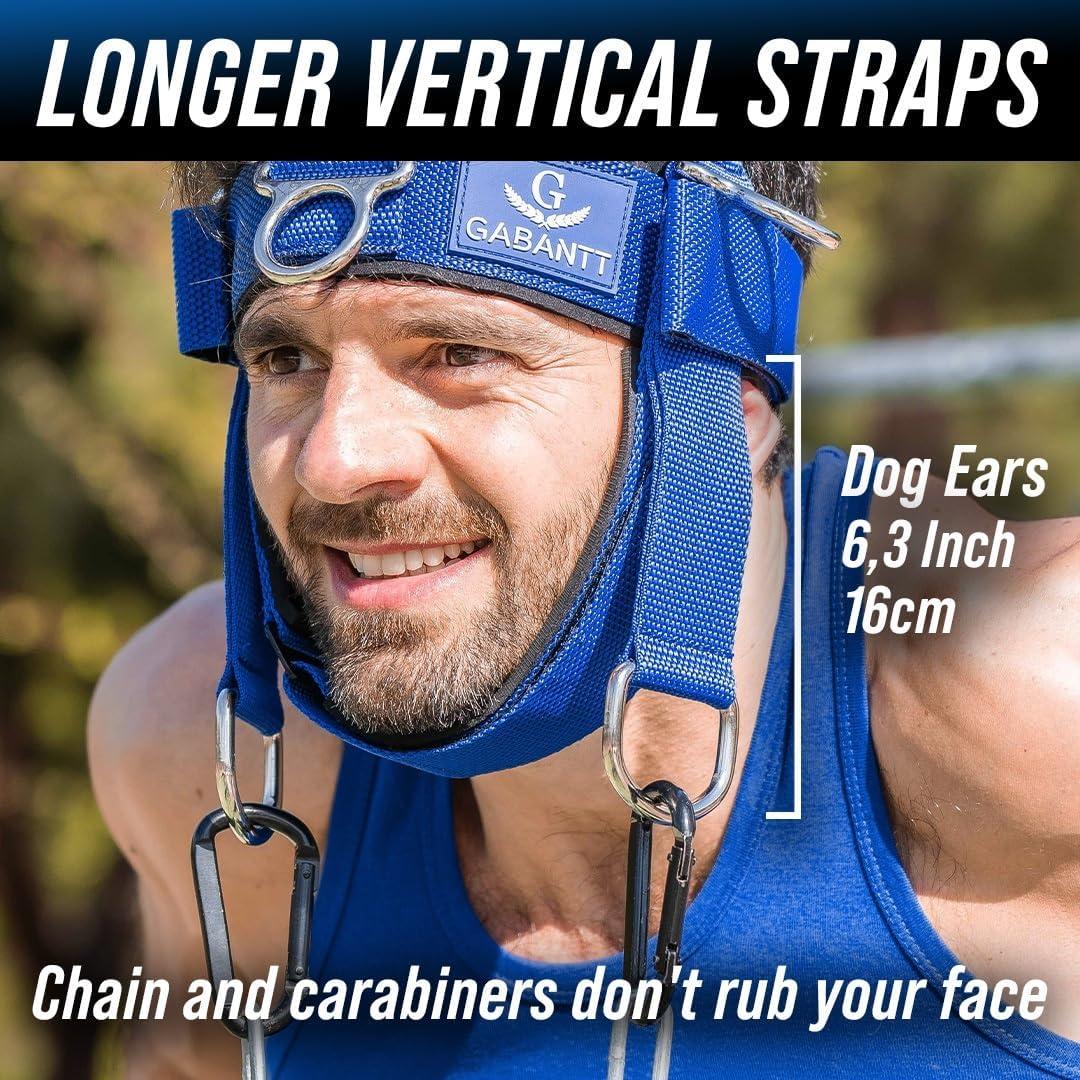 Ejercitador de Cuello G GABANTT Ajustable para Pesas 1.59 kg