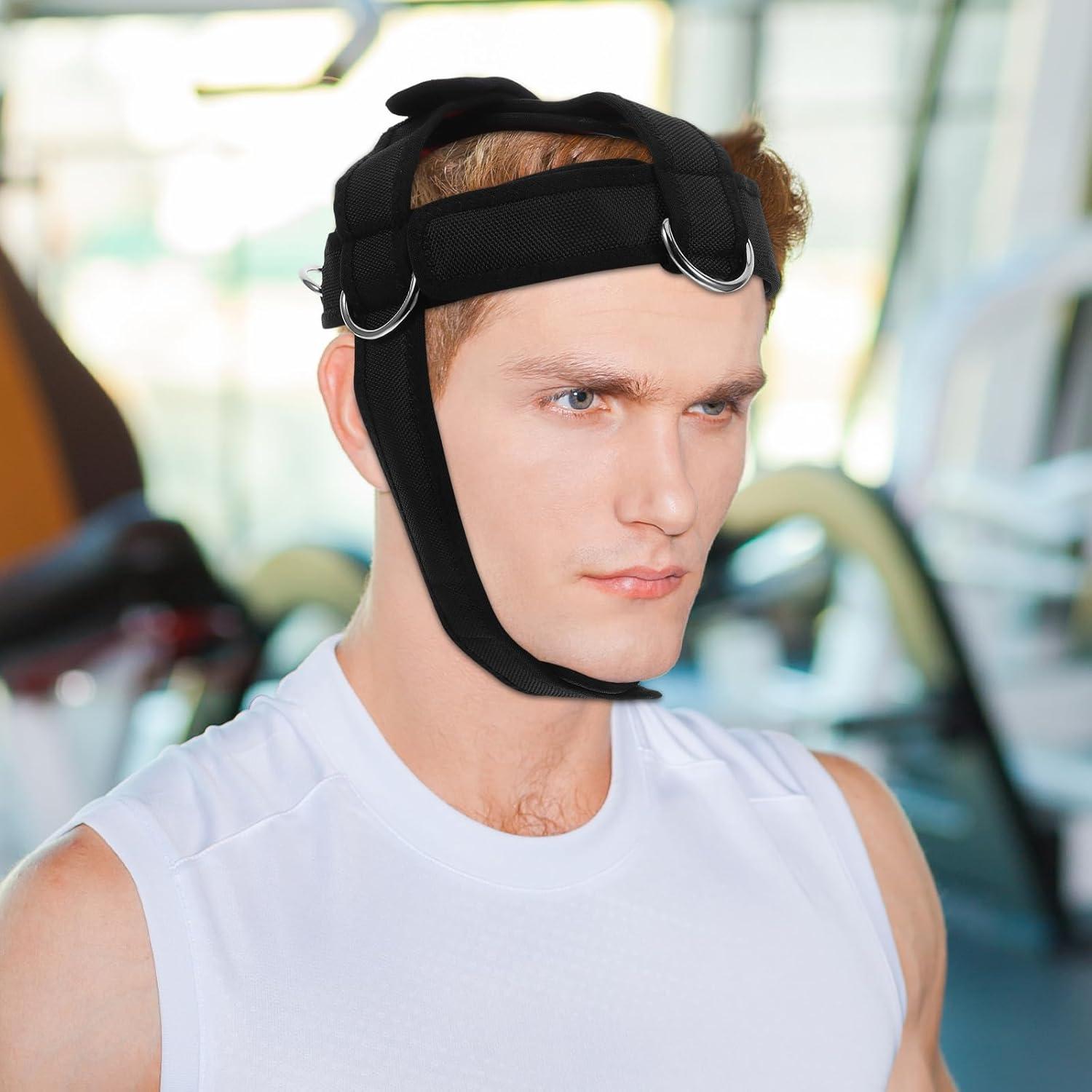 Arnés de Cuello Kisangel Ajustable para Entrenamiento de Fuerza