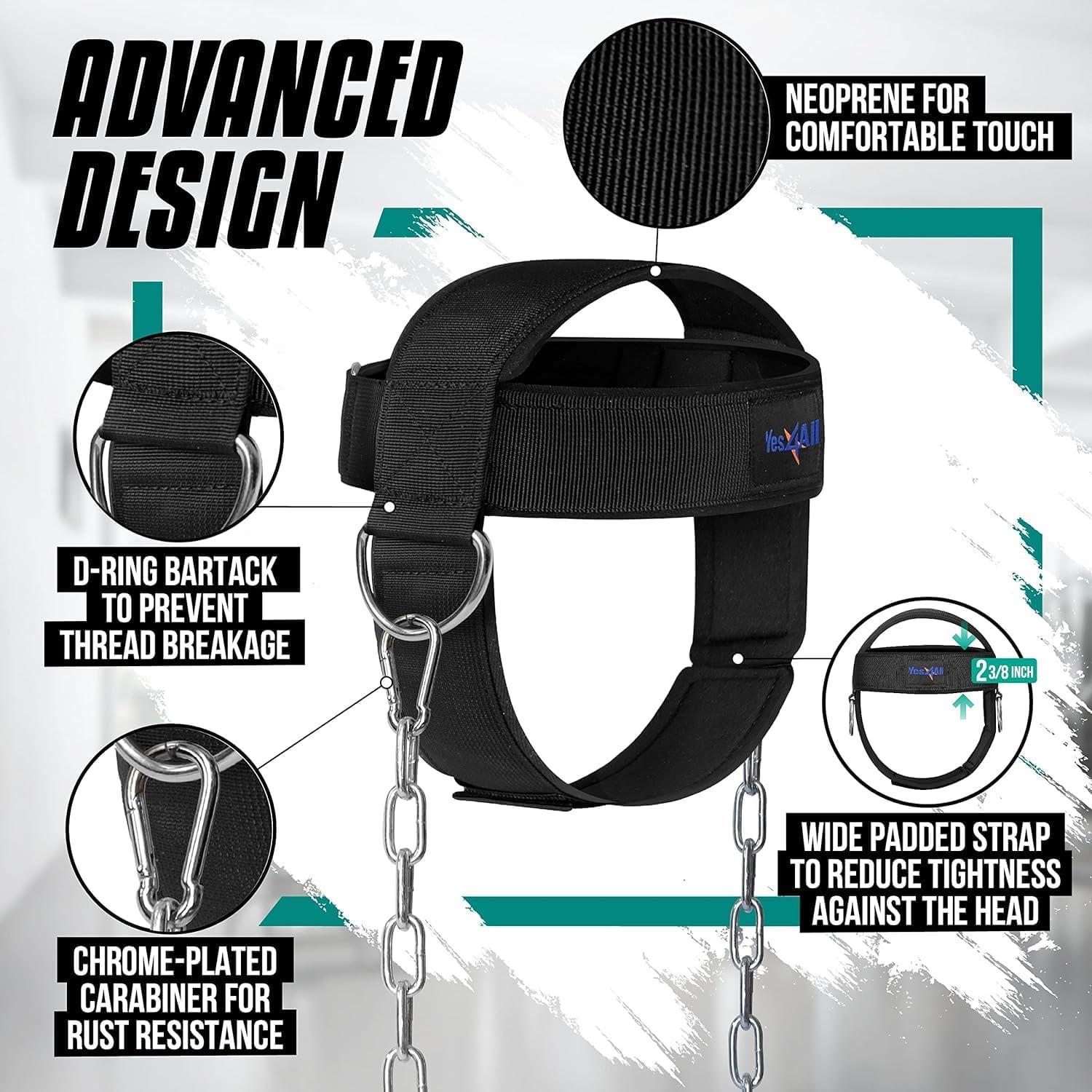 Arnés Ajustable para Cuello Yes4All - Soporte Acolchado Neopreno