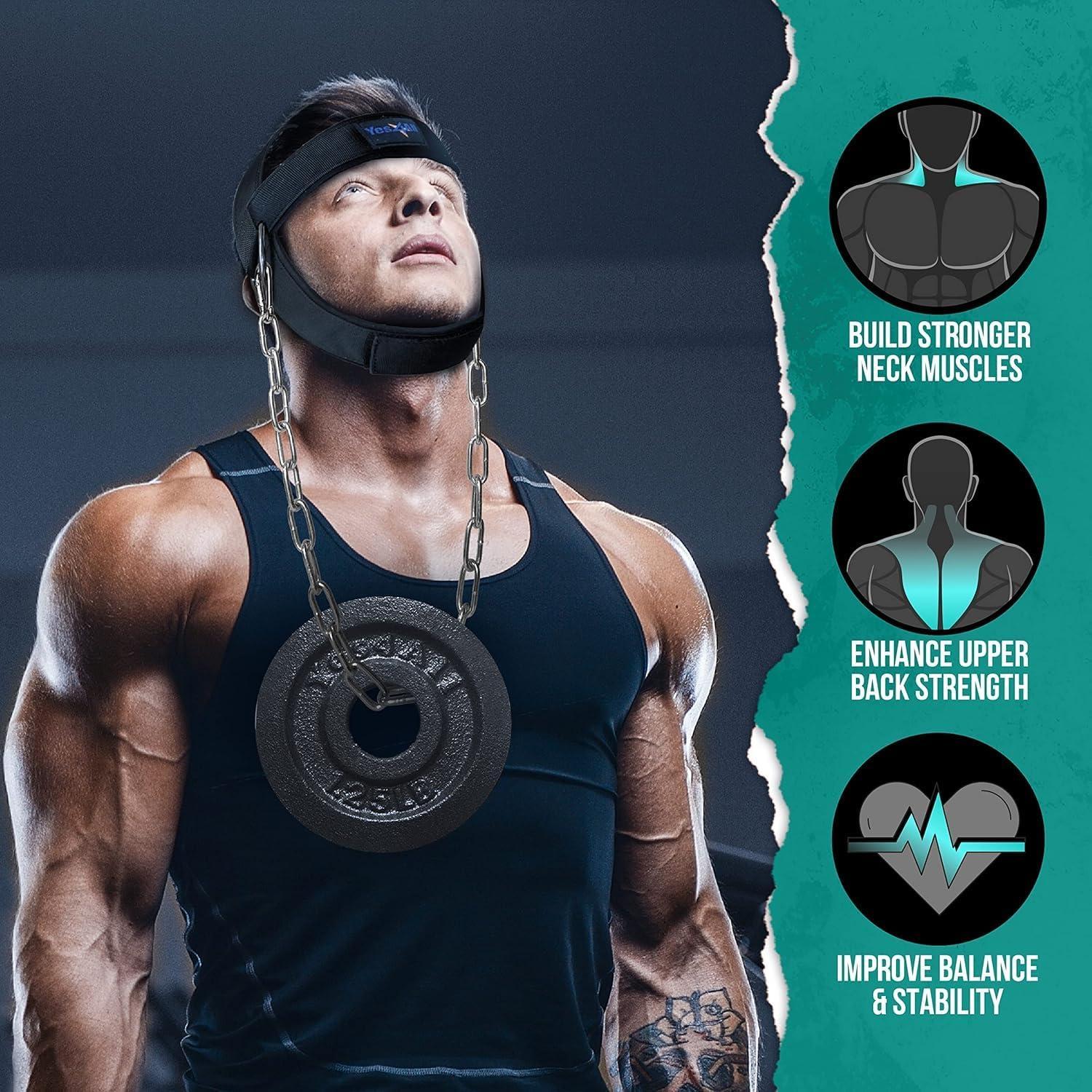 Arnés Ajustable para Cuello Yes4All - Soporte Acolchado Neopreno