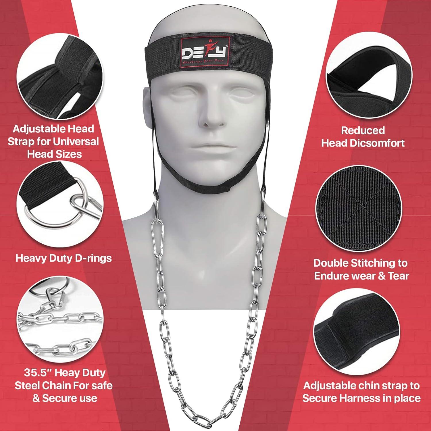 Arnés de Cuello Defy para Levantamiento de Pesas - Ajustable