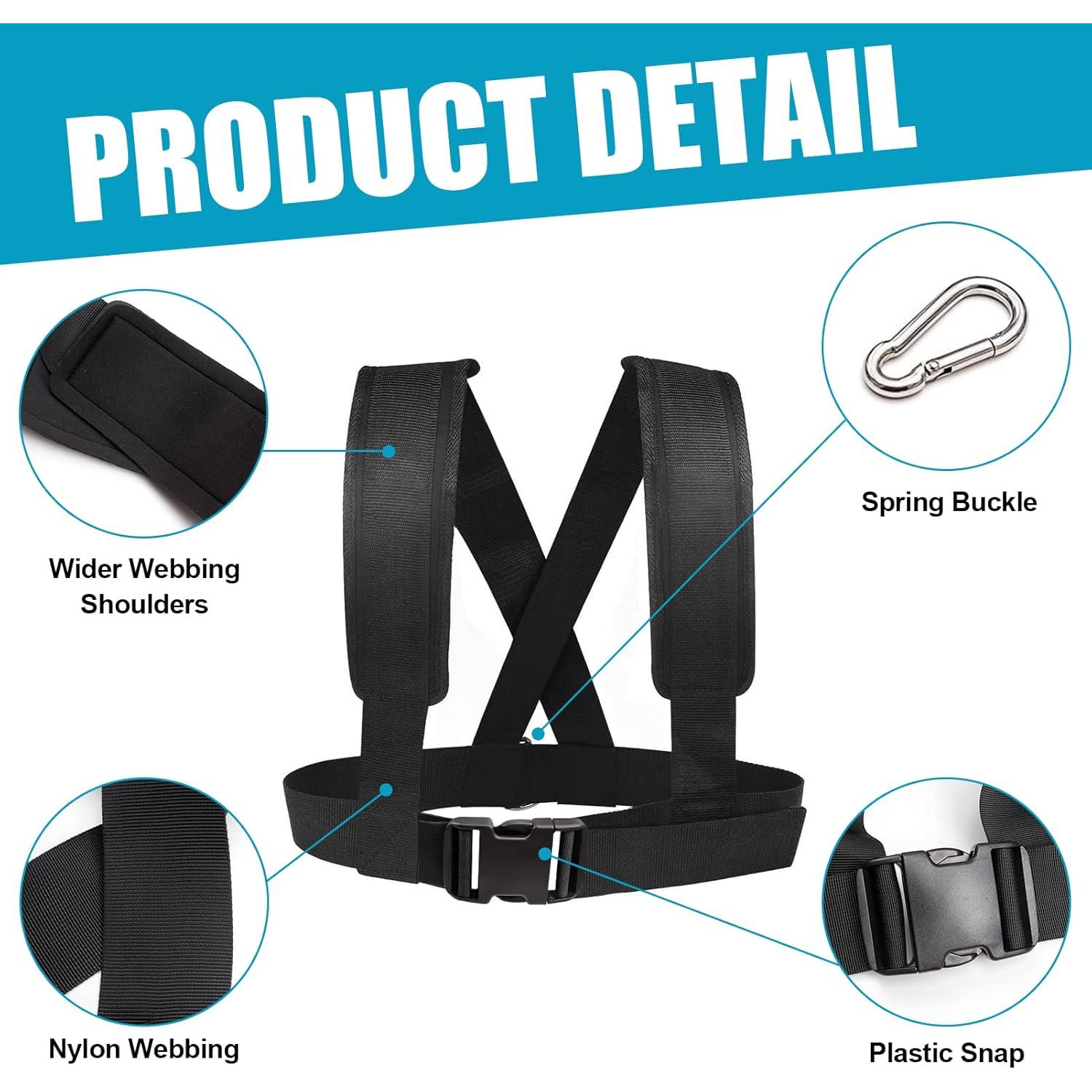 Kit de Arnés de Trineo YNXing para Entrenamiento de Fuerza