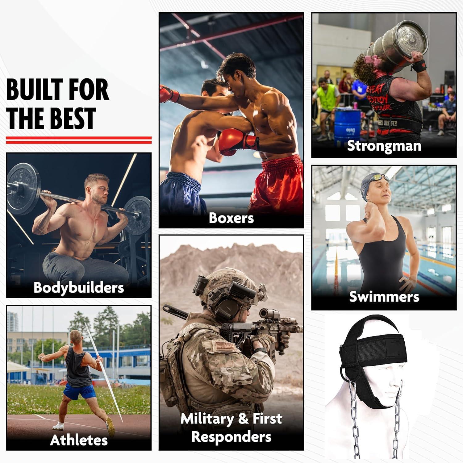 Entrenador de Cuello Ajustable Genérico para Levantamiento de Pesas