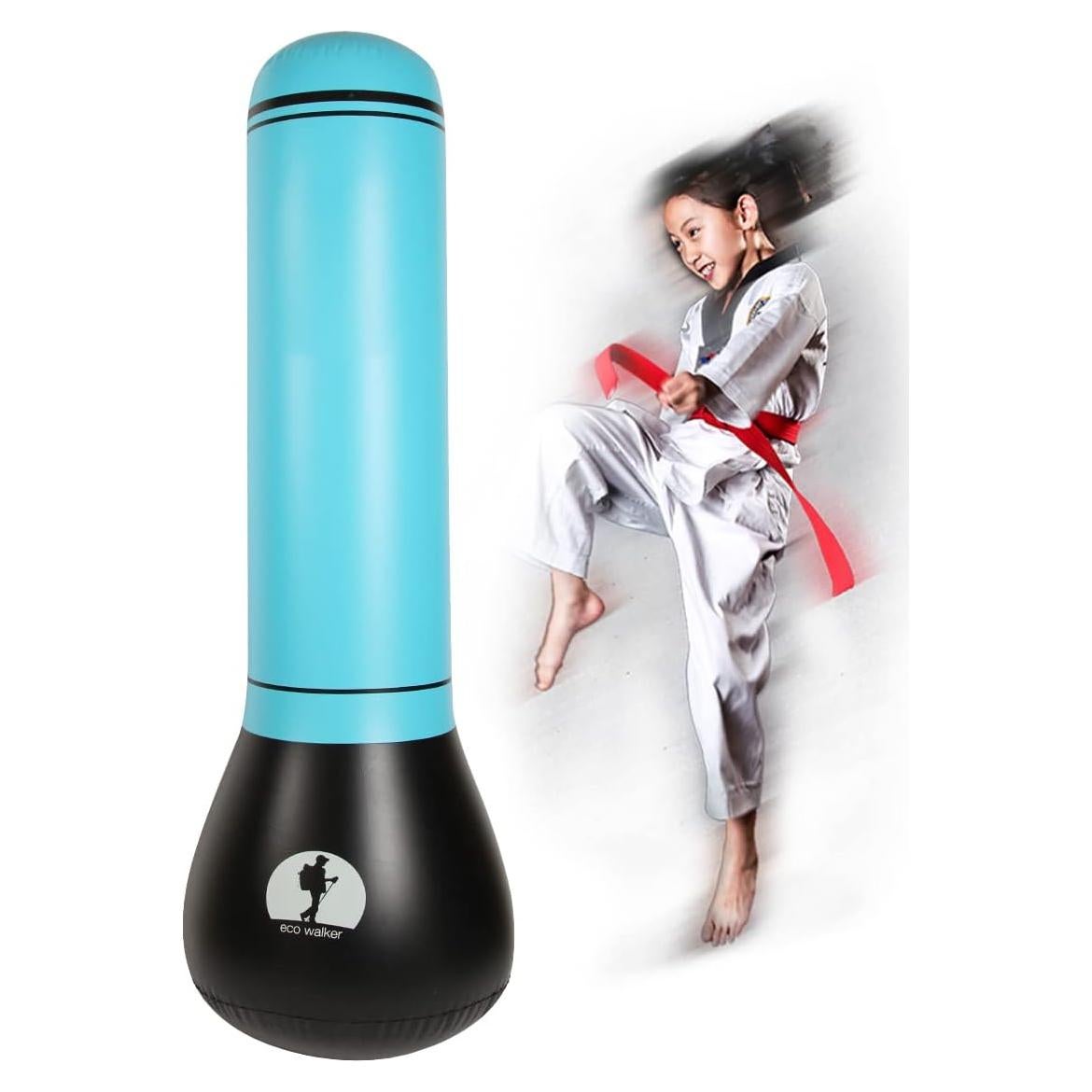 Saco de Boxeo Inflable Eco Walker 119cm para Niños y Adultos