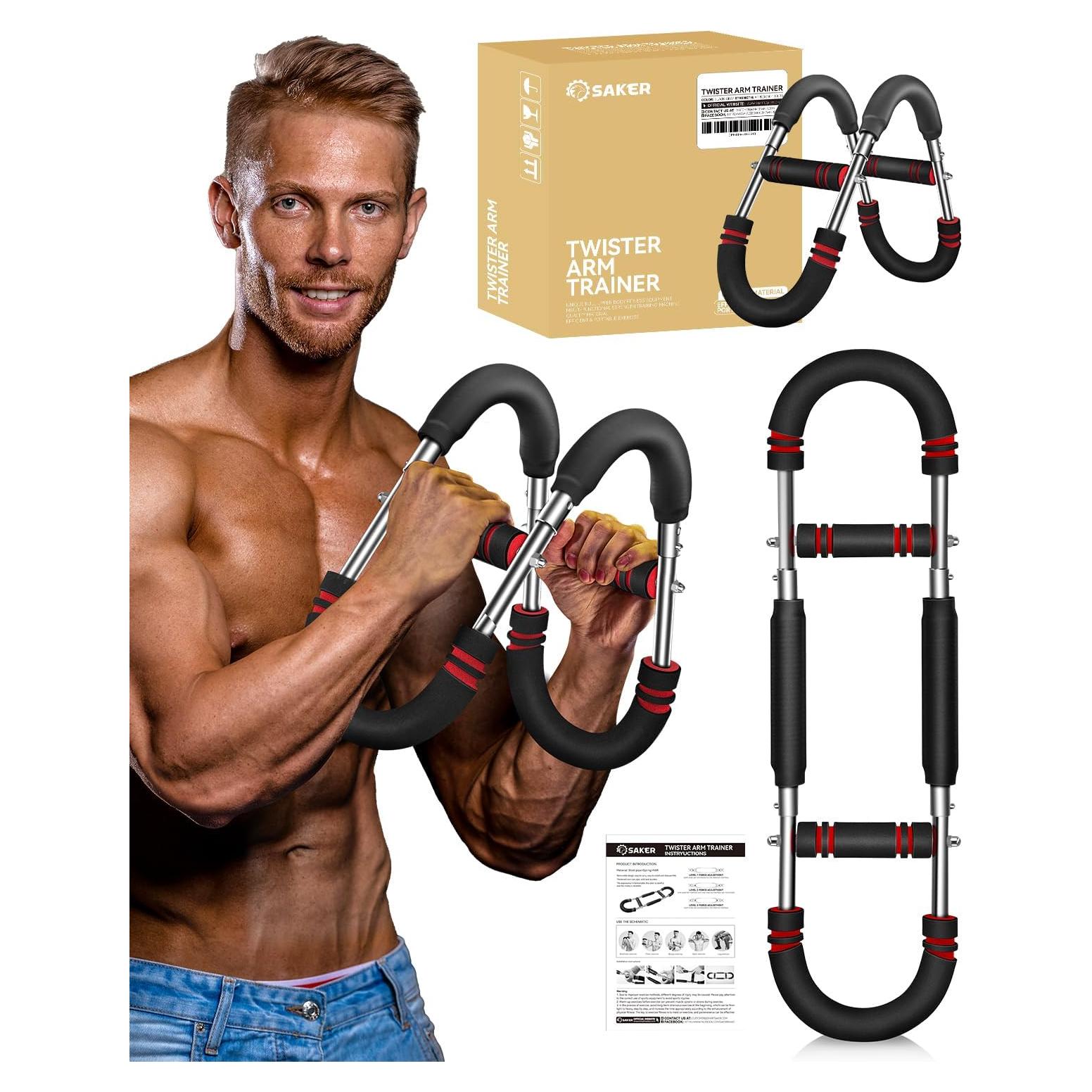 Entrenador de Brazos Saker CP84844-X59278, Resistencia Ajustable 31-50kg