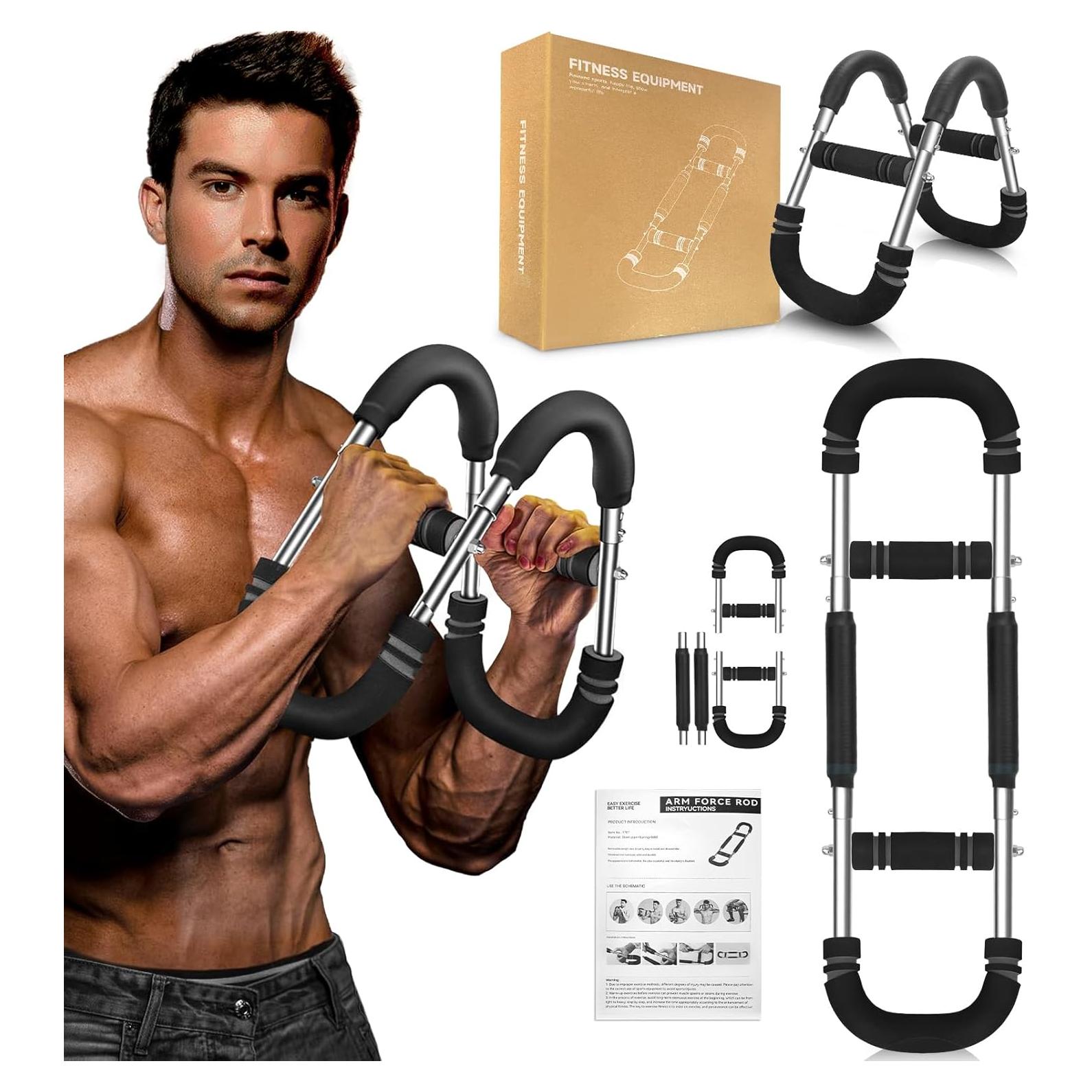 Twister Arm Trainer, 20-120 lb Adjustable Chest Workout Equipment, Gifts for Men Women, Forearm Strengthener Arm Exercise Equipment Ideas Gifts for Dad Husband,Chest Trainer for Home Workout Equipment