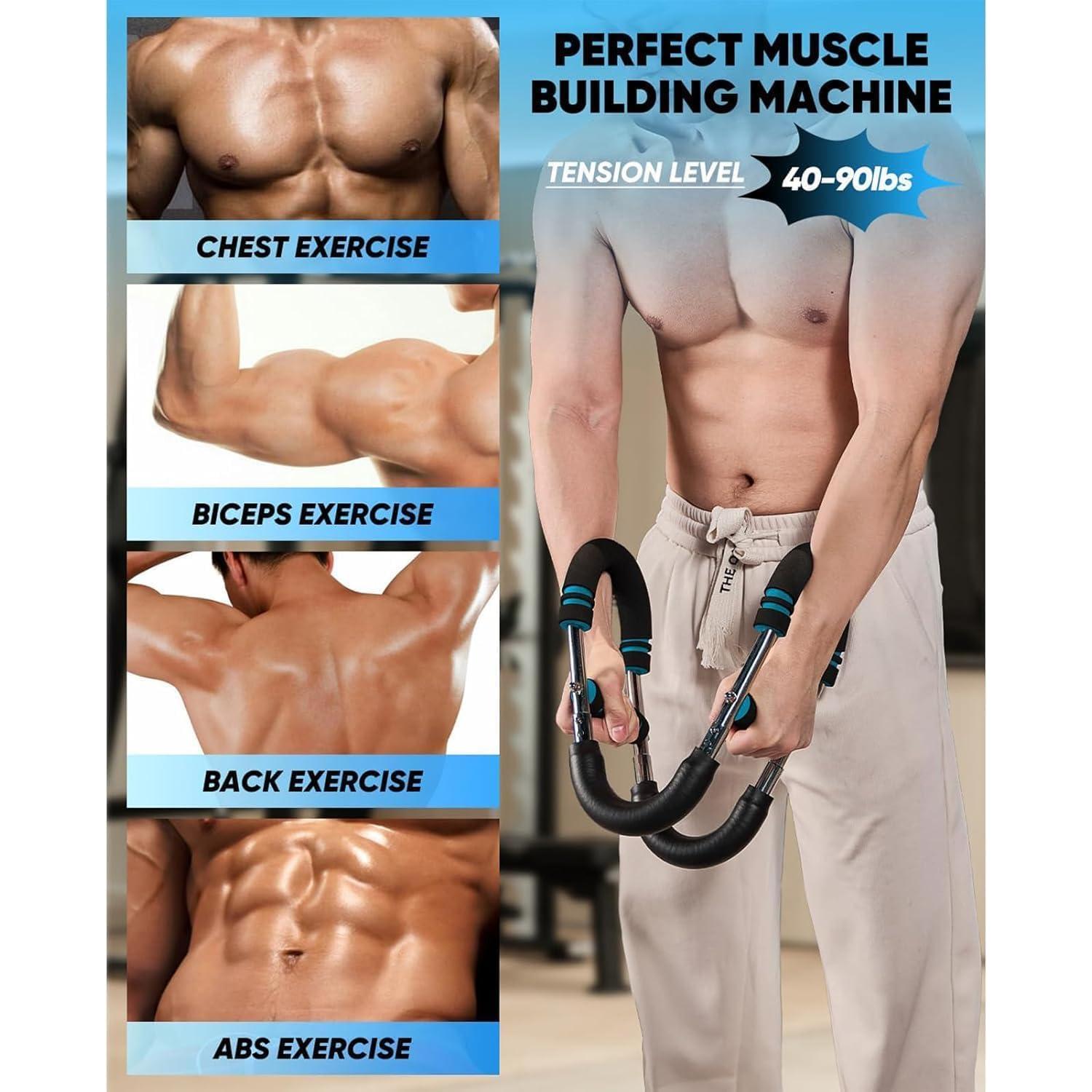 Entrenador de brazos LYKAN Twister 18-45kg ajustable portátil