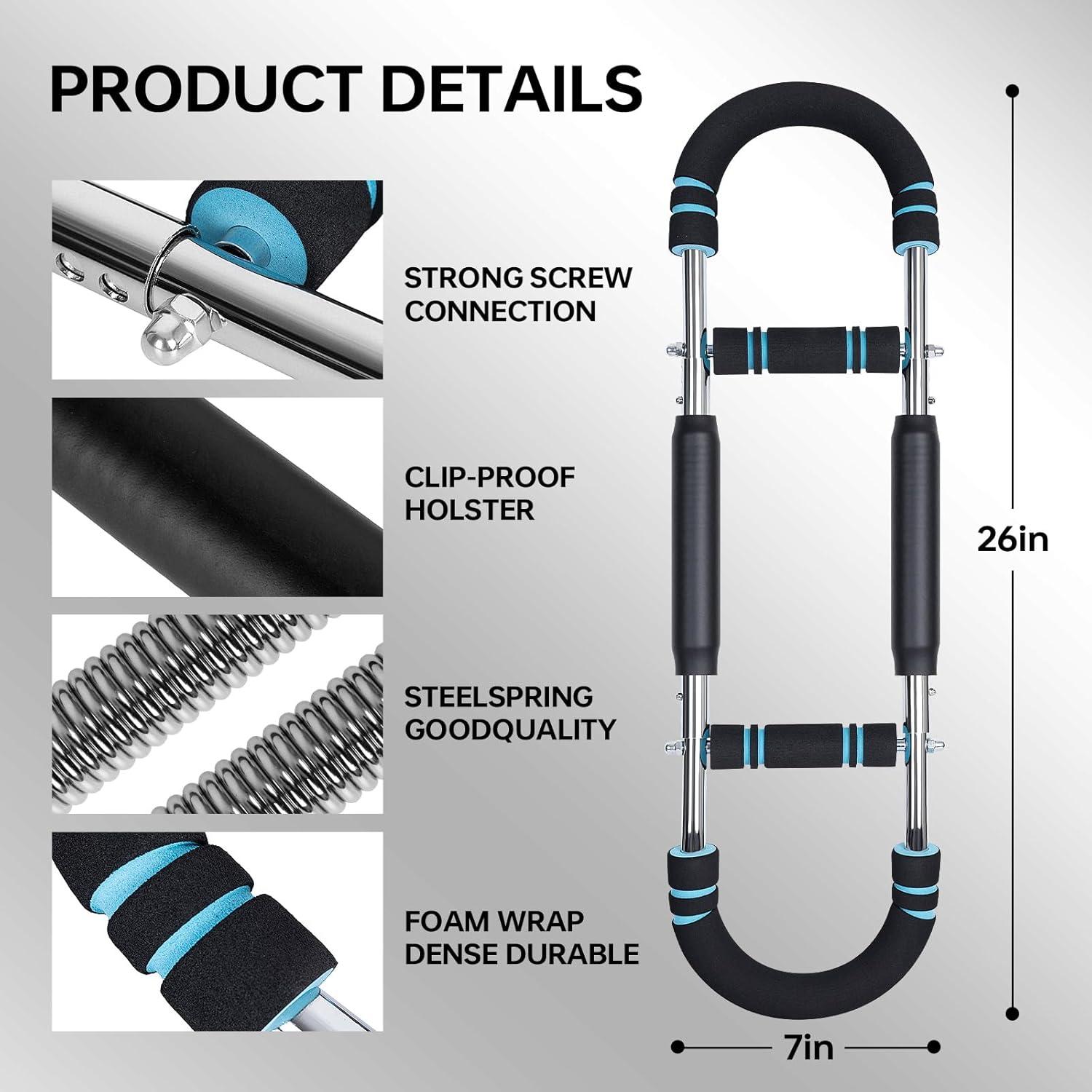 Entrenador de Brazos Twister PHOVSUV Ajustable 27-45kg Fitness