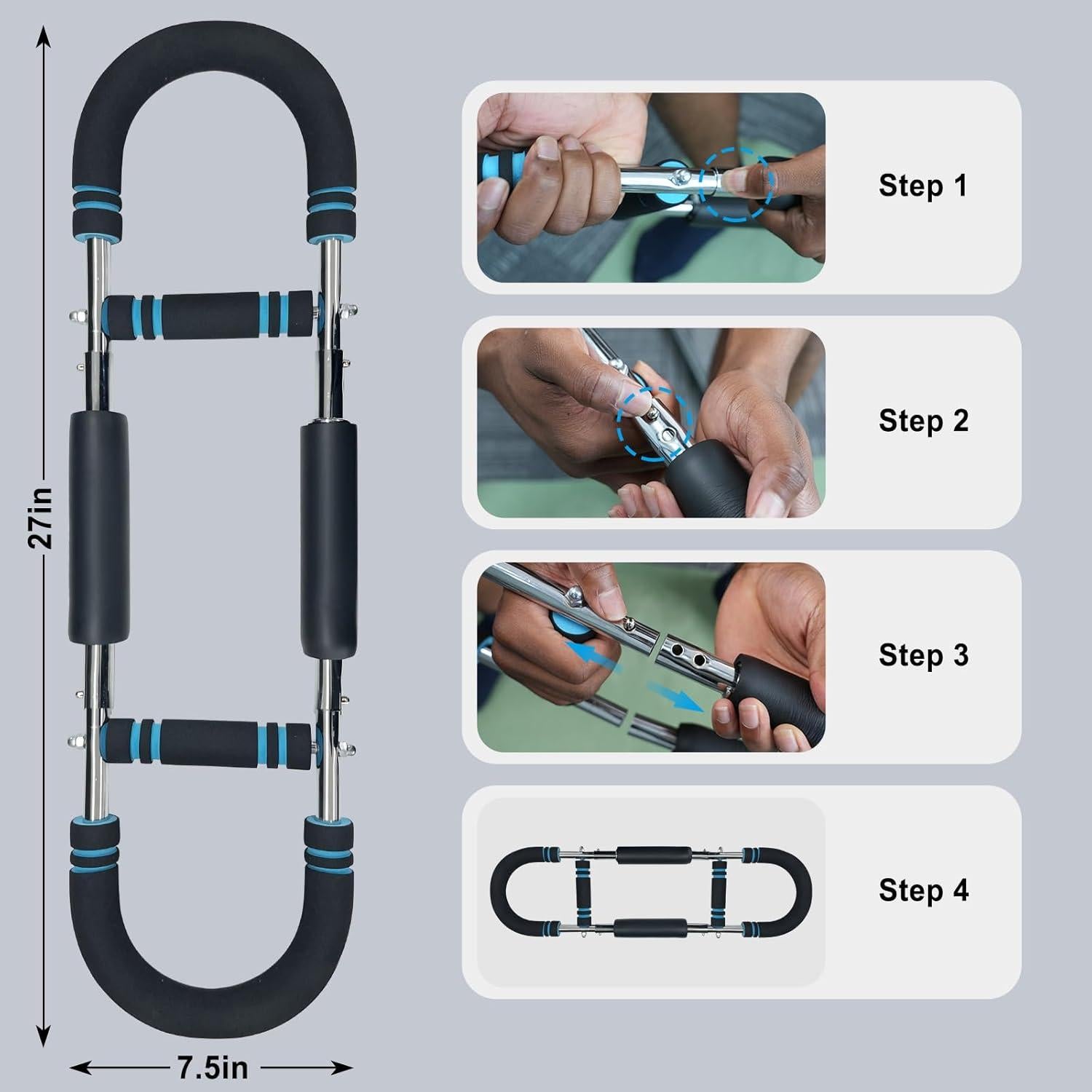 Entrenador de Brazo DERACY 001 - Fortalecedor de Antebrazo Ajustable