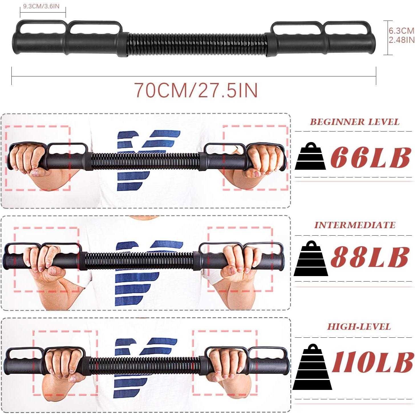 Barra Twister INNOLIFE Ajustable 30-50 kg para Ejercicio