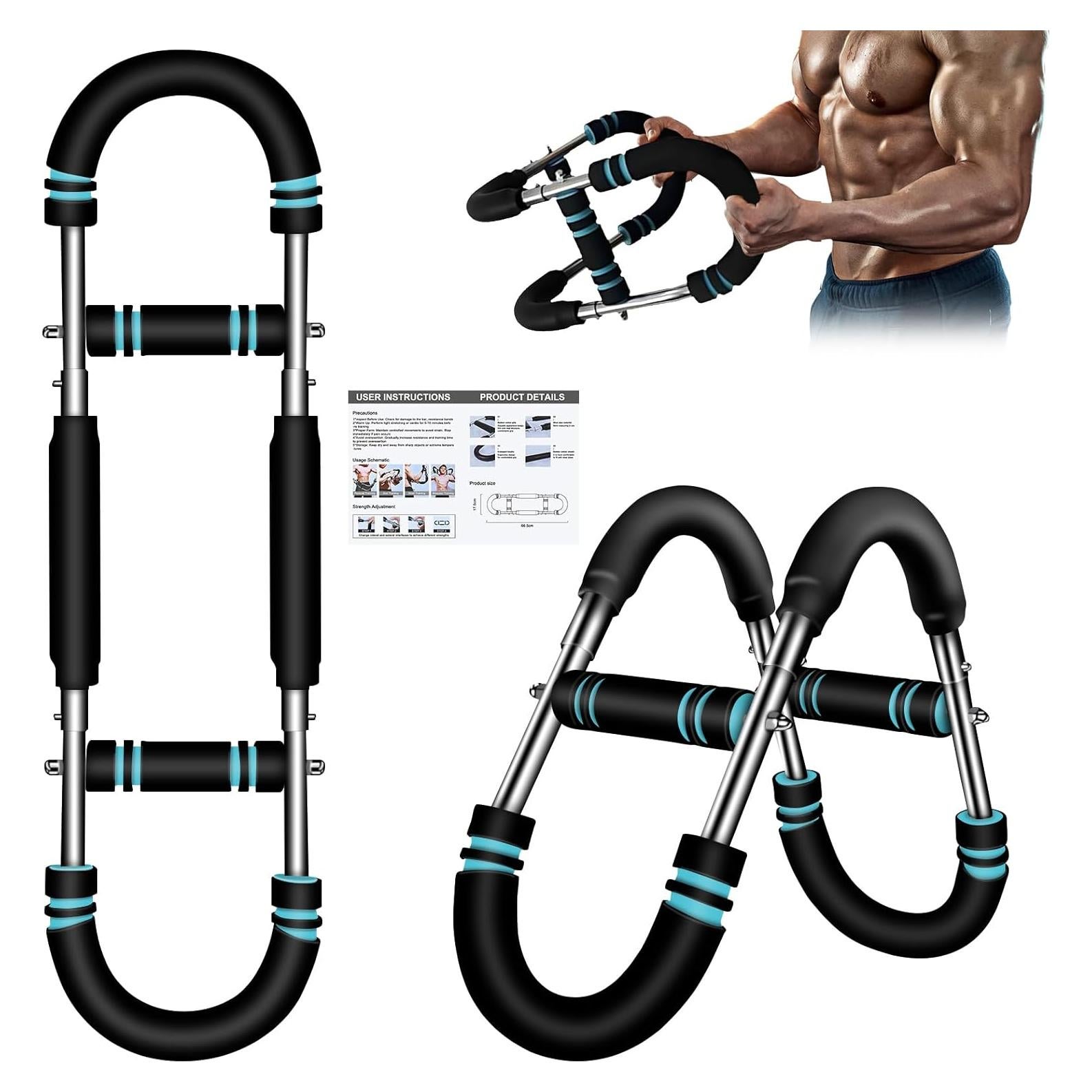 Entrenador de brazos ClearYue Twister 60-110lb ajustable