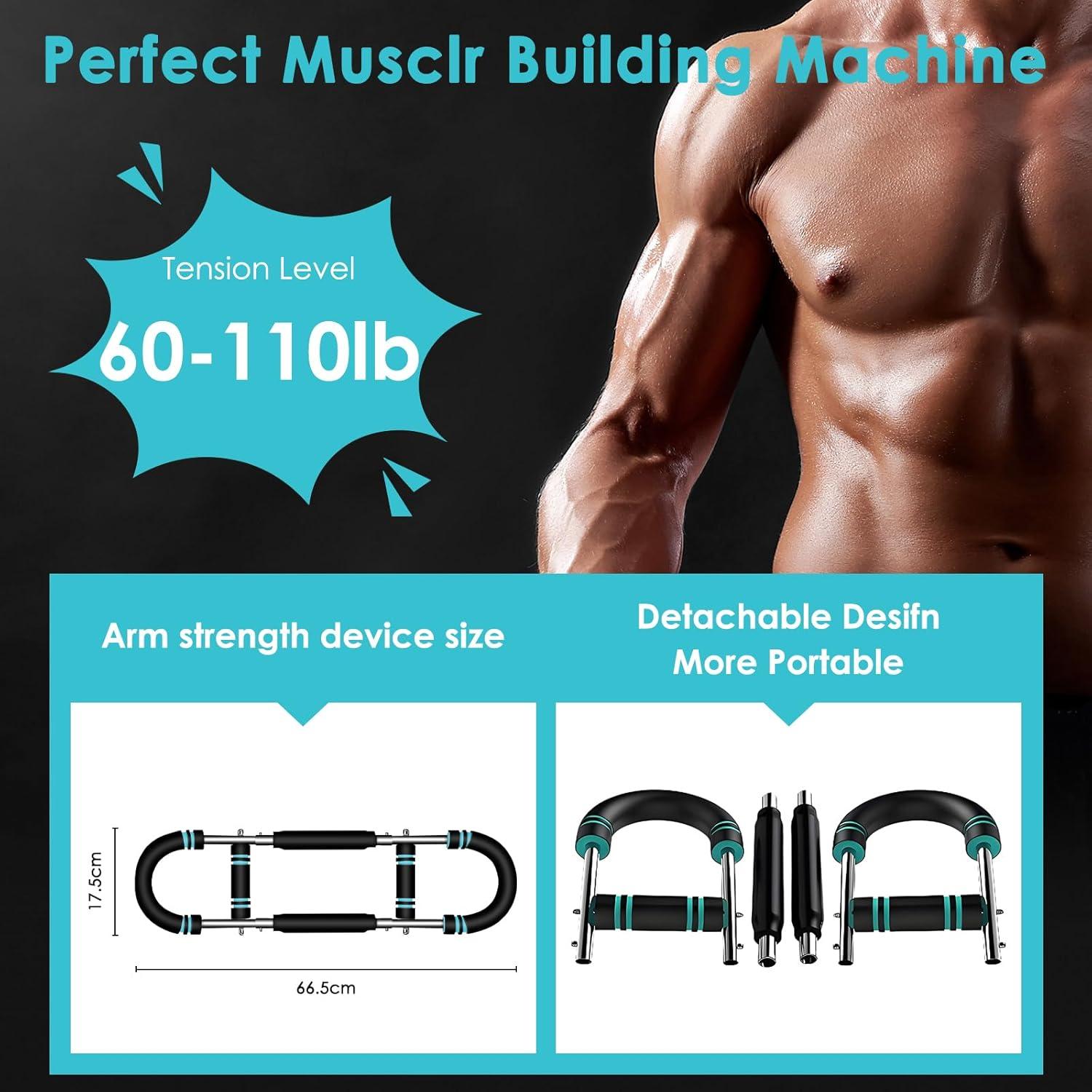 Entrenador de brazos ClearYue Twister 60-110lb ajustable