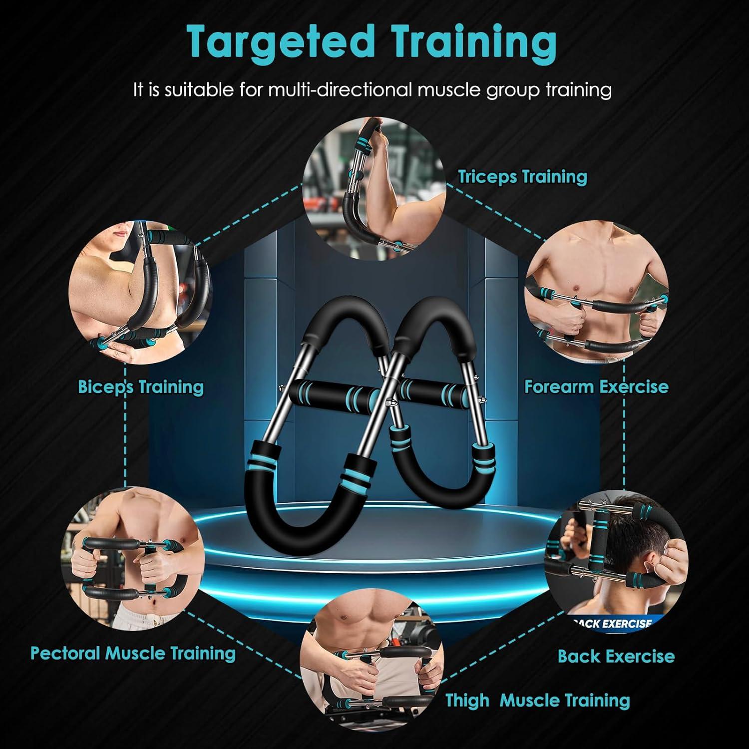 Entrenador de brazos ClearYue Twister 60-110lb ajustable