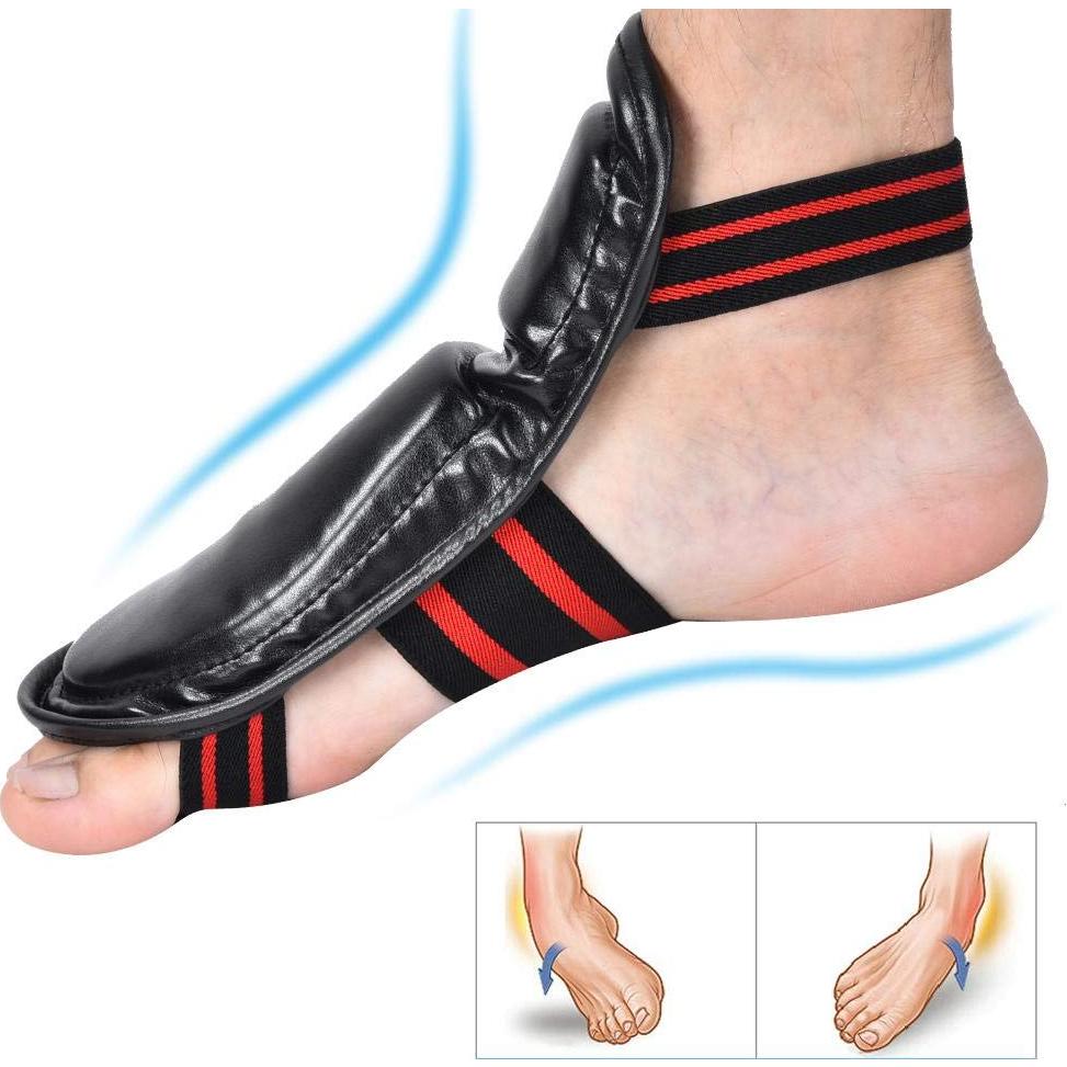 Protector de Empeine Unisex Taekwondo EVA Negro 24x14cm