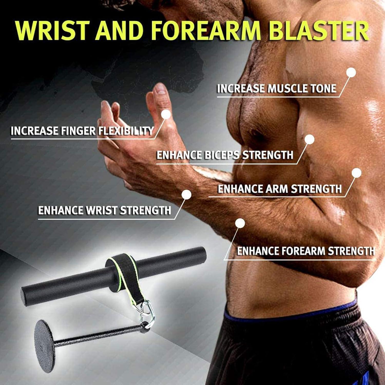 Rodillo de Muñeca y Antebrazo Yamyshine - Entrenador de Fuerza