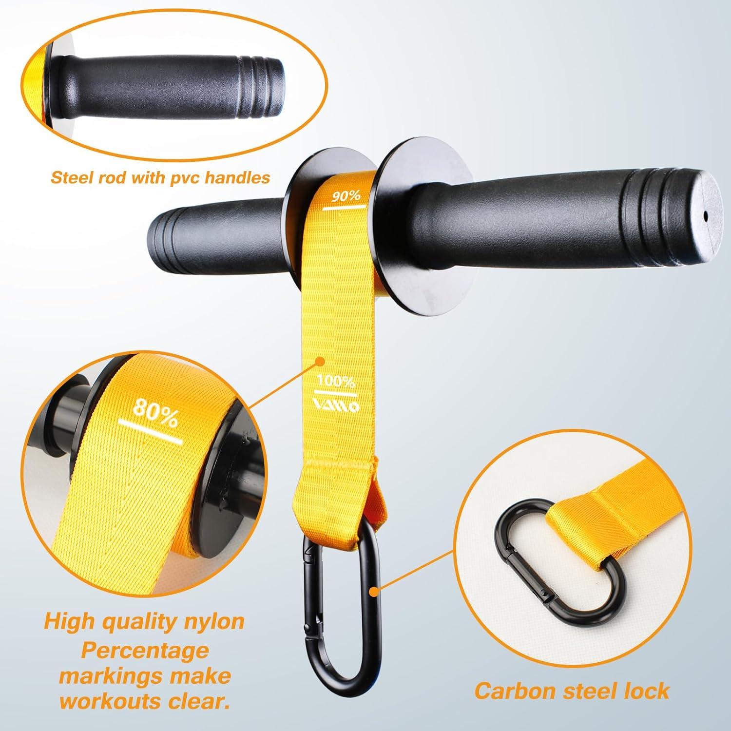 Fortalecedor de Antebrazo VAIIO con Rodillo y Bloqueo Rápido