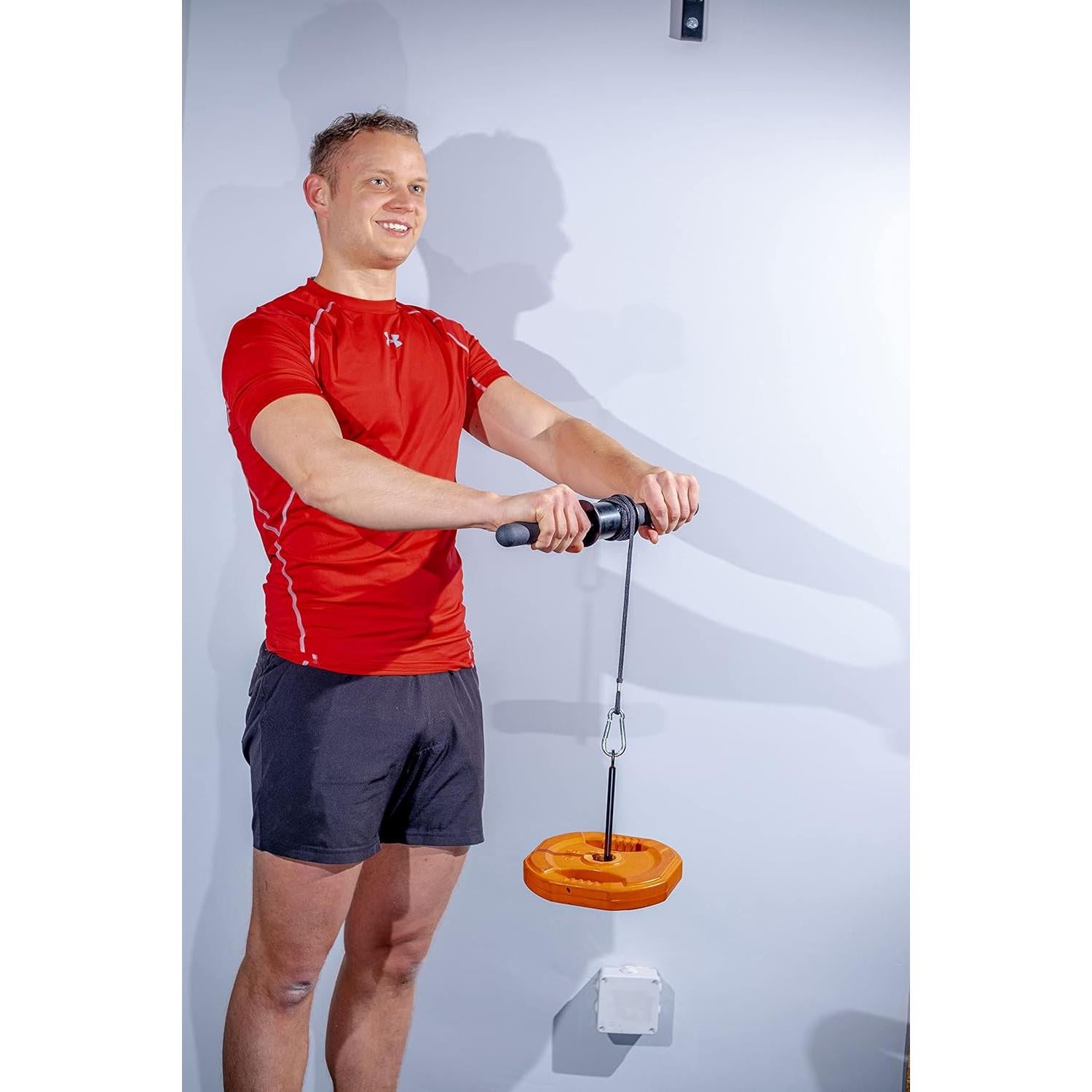 Rodillo de Muñeca MuscleForge para Fortalecimiento de Antebrazo