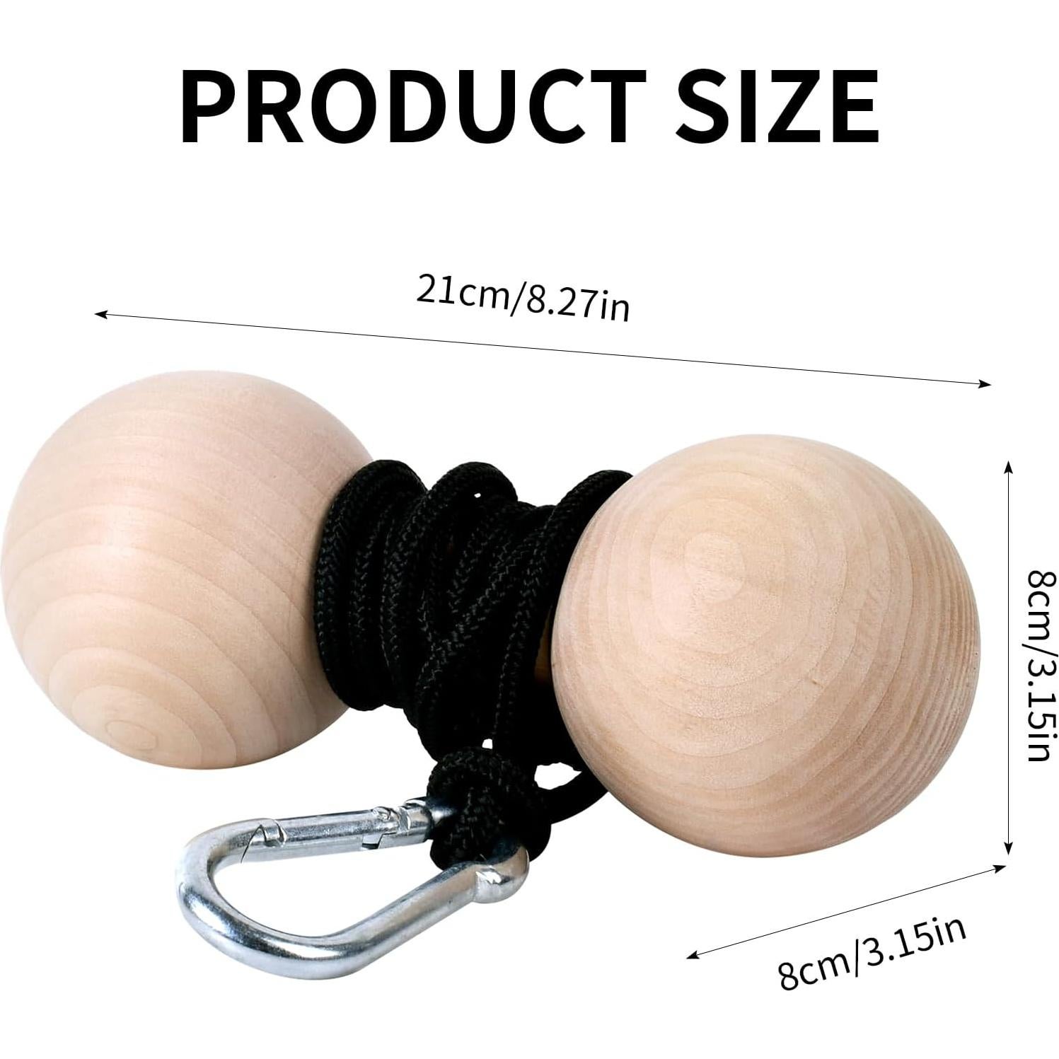 Rodillo de Muñeca YCHLCHL para Fortalecer Antebrazos y Dedos