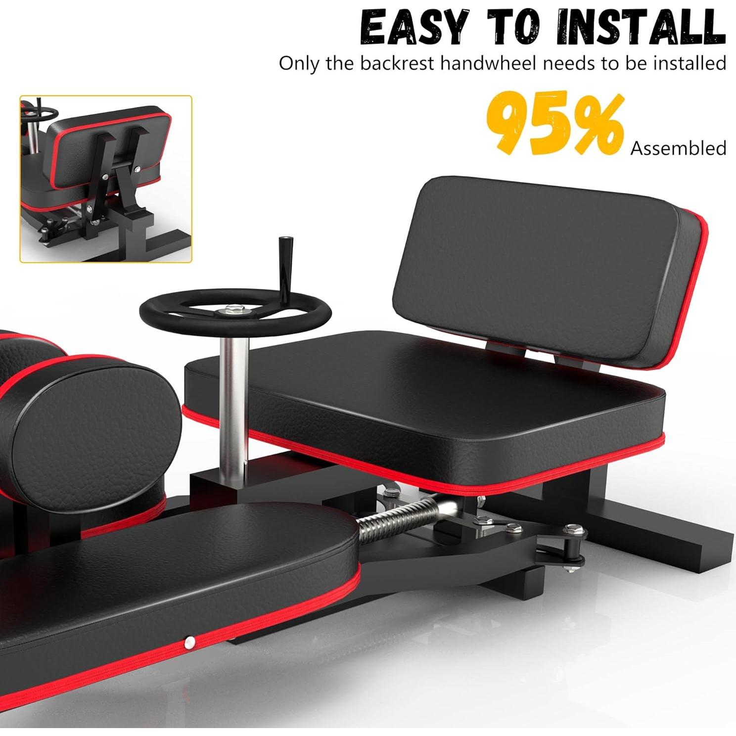 Máquina de Estiramiento de Piernas Rigel-003, 99.79 kg, Acero