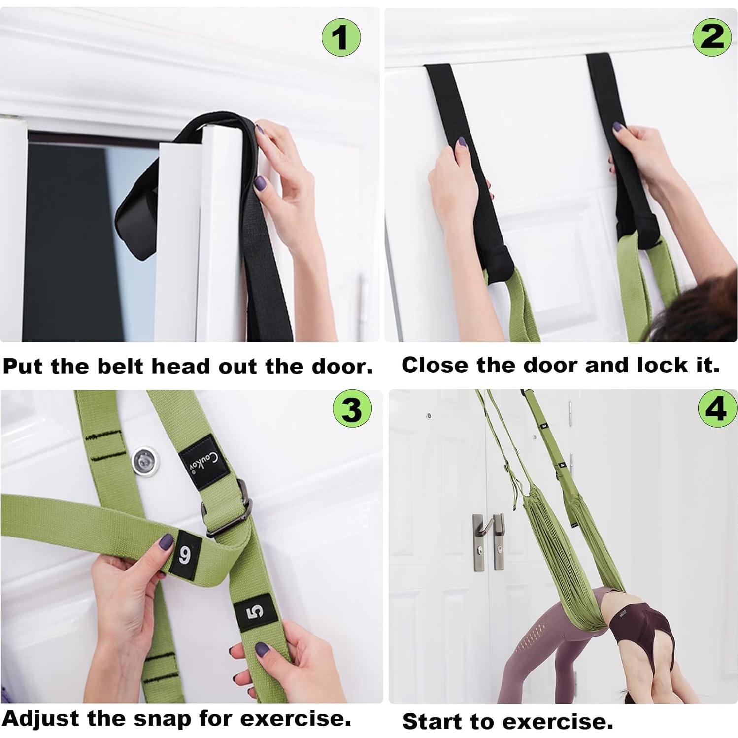 Correa de Estiramiento de Piernas Tchrules para Yoga y Danza