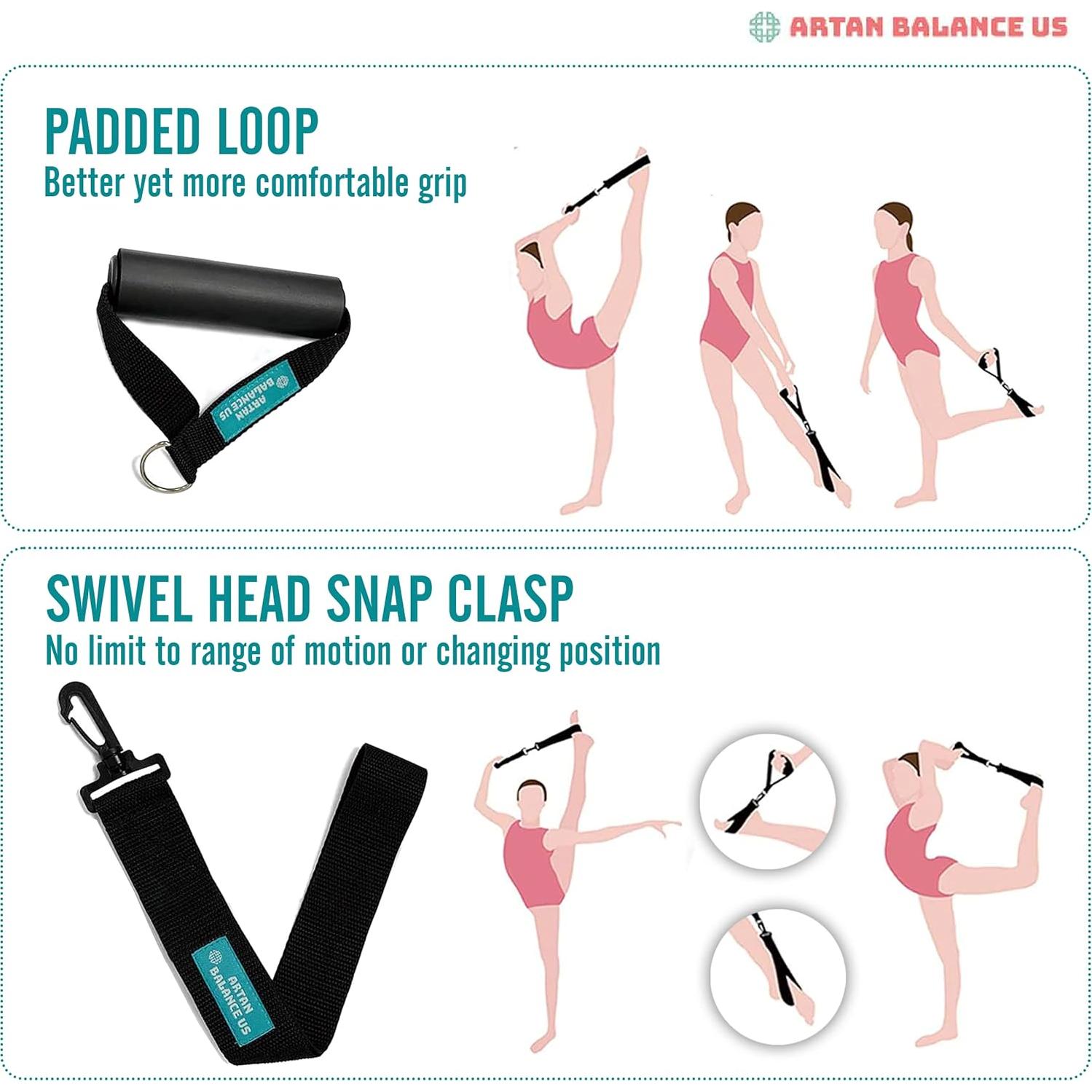 Correa de Estiramiento Artan Balance con 8 Lazos Ajustables