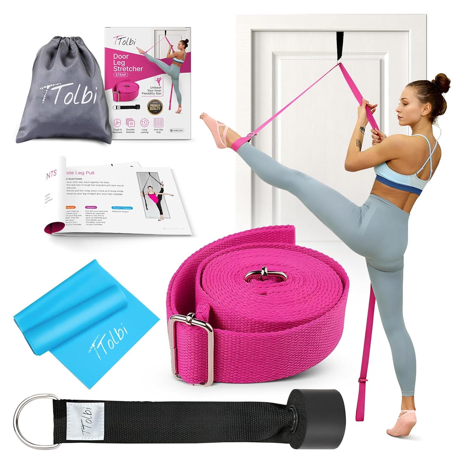 Correa de Estiramiento TTolbi con Ancla de Puerta - Flexibilidad