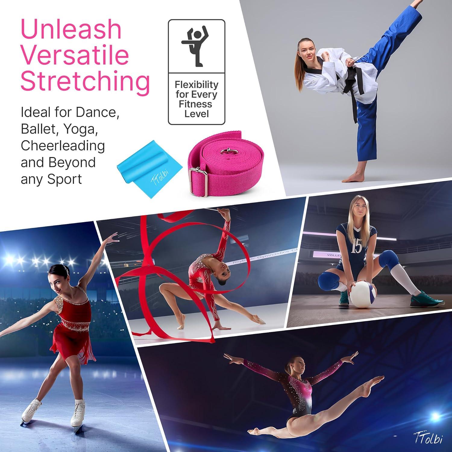 Correa de Estiramiento TTolbi con Ancla de Puerta - Flexibilidad