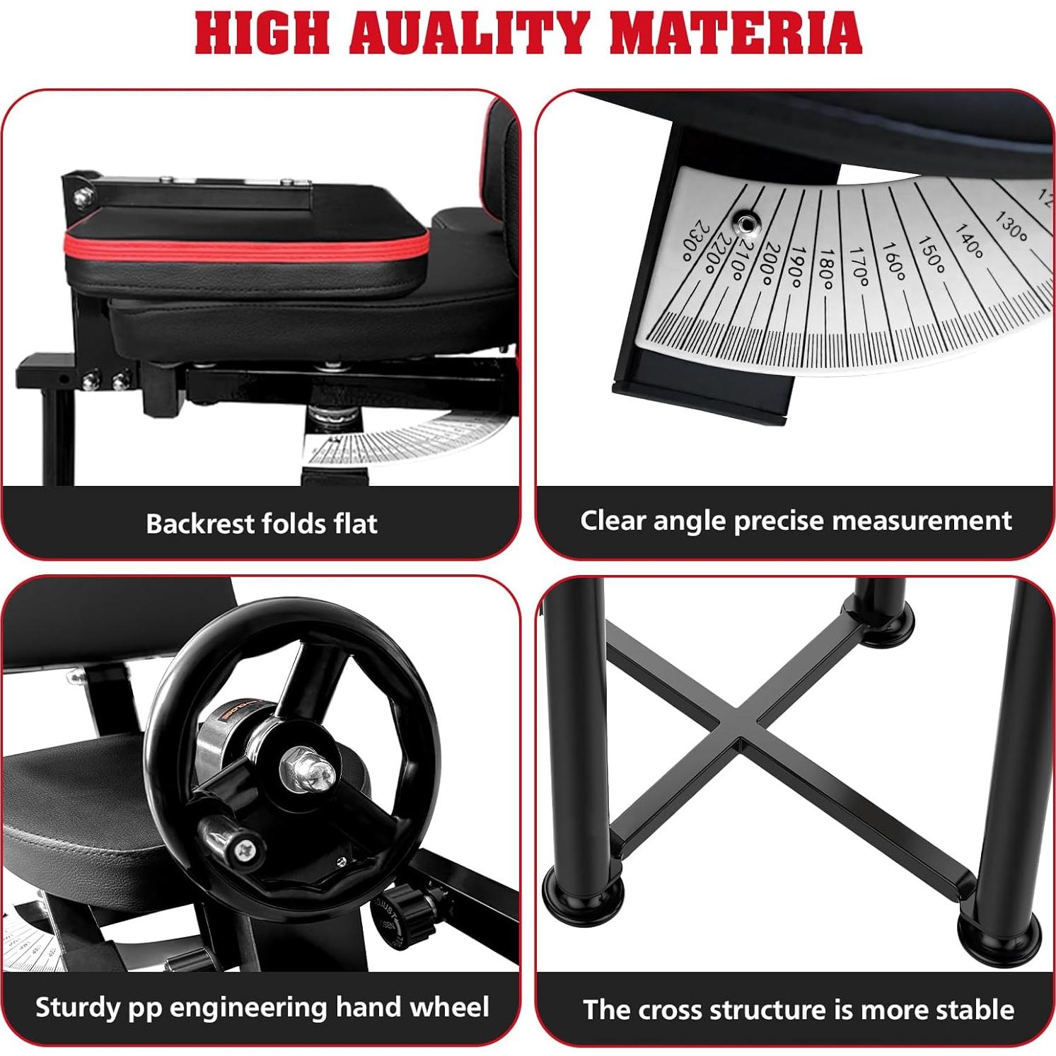 Estirador de Piernas Ajustable YuayiJubil ZYLHM 230° para Principiantes
